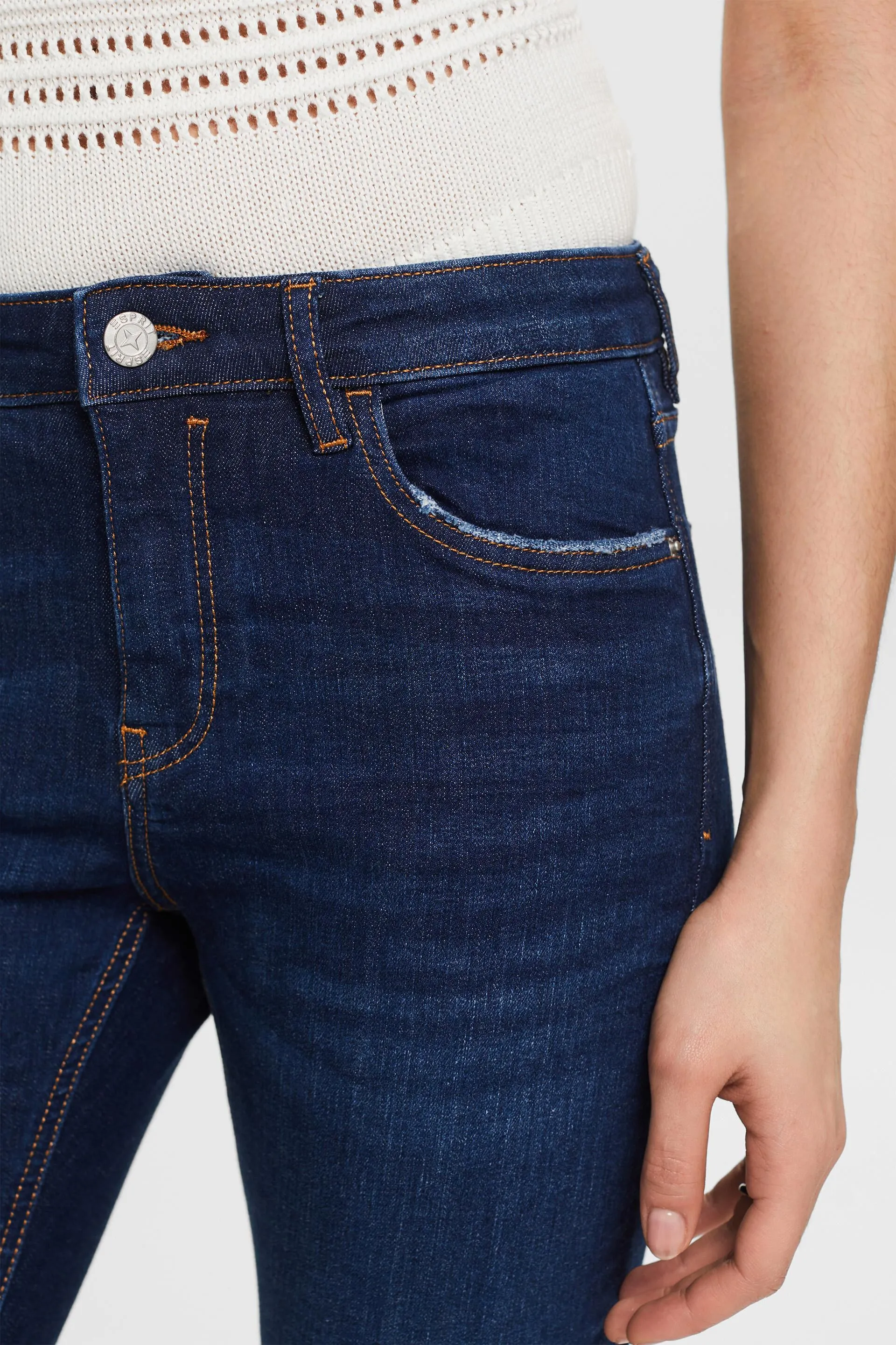 Jeans capri in cotone biologico