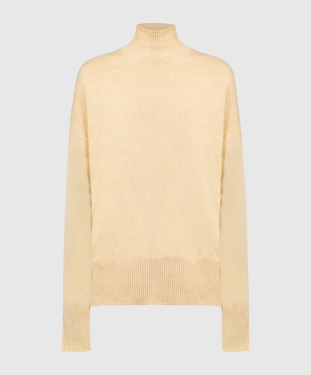 Jil Sander Maglione in cashmere giallo J02GP0012J13206