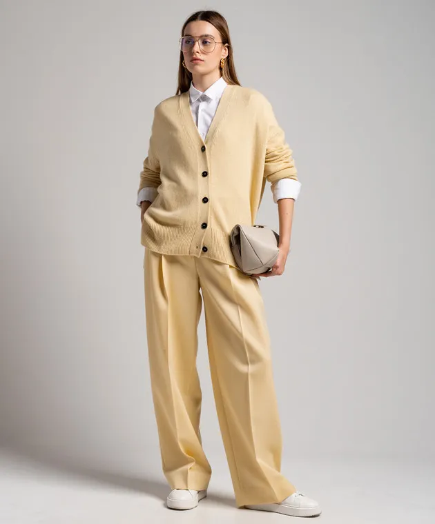 Jil Sander Maglione in cashmere giallo J02GP0012J13206