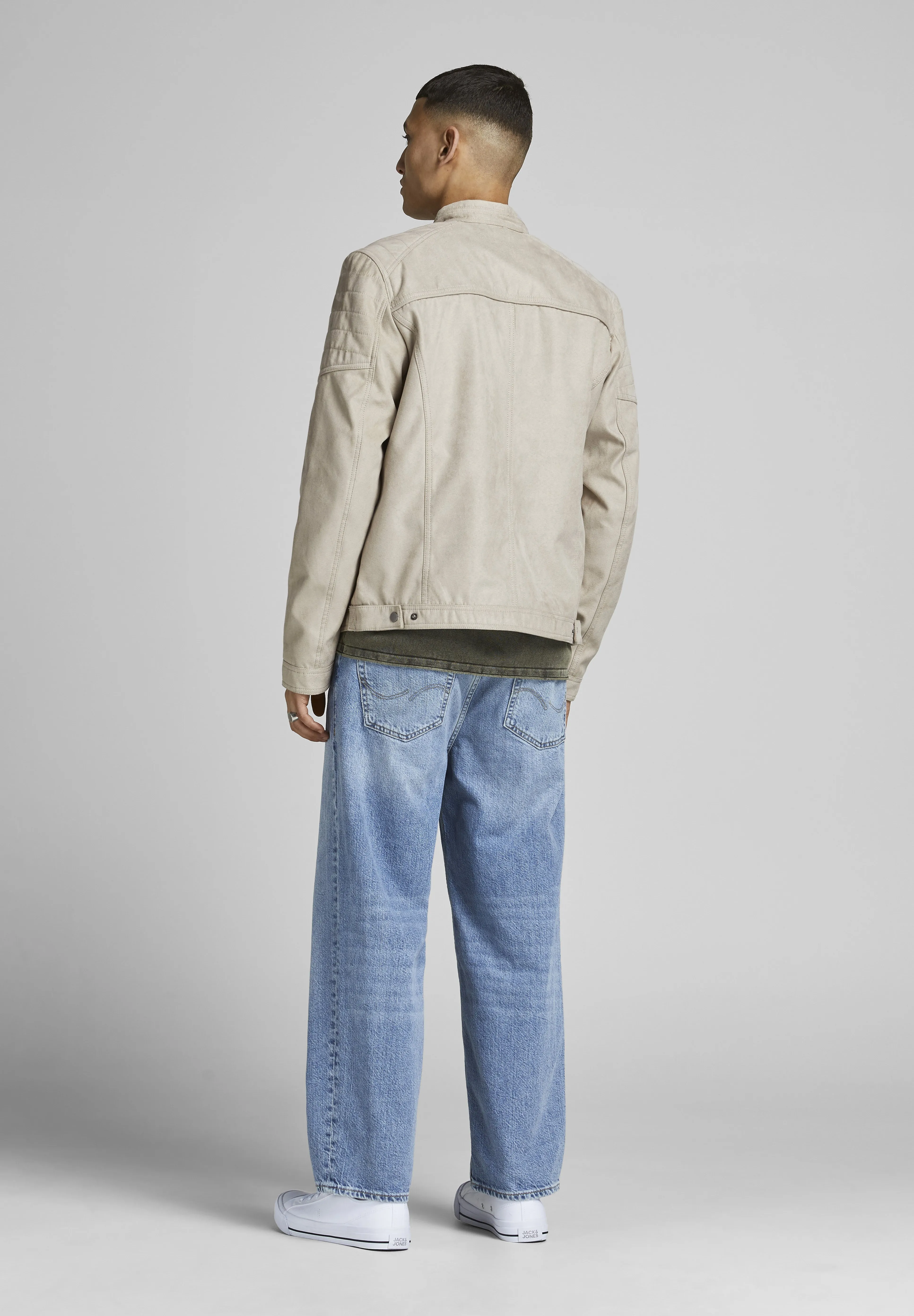 JJEROCKY JACKET - Giacca in similpelle