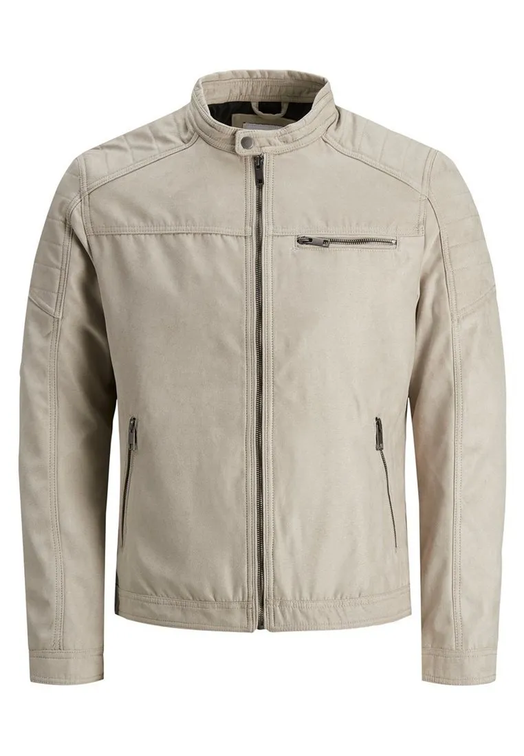 JJEROCKY JACKET - Giacca in similpelle
