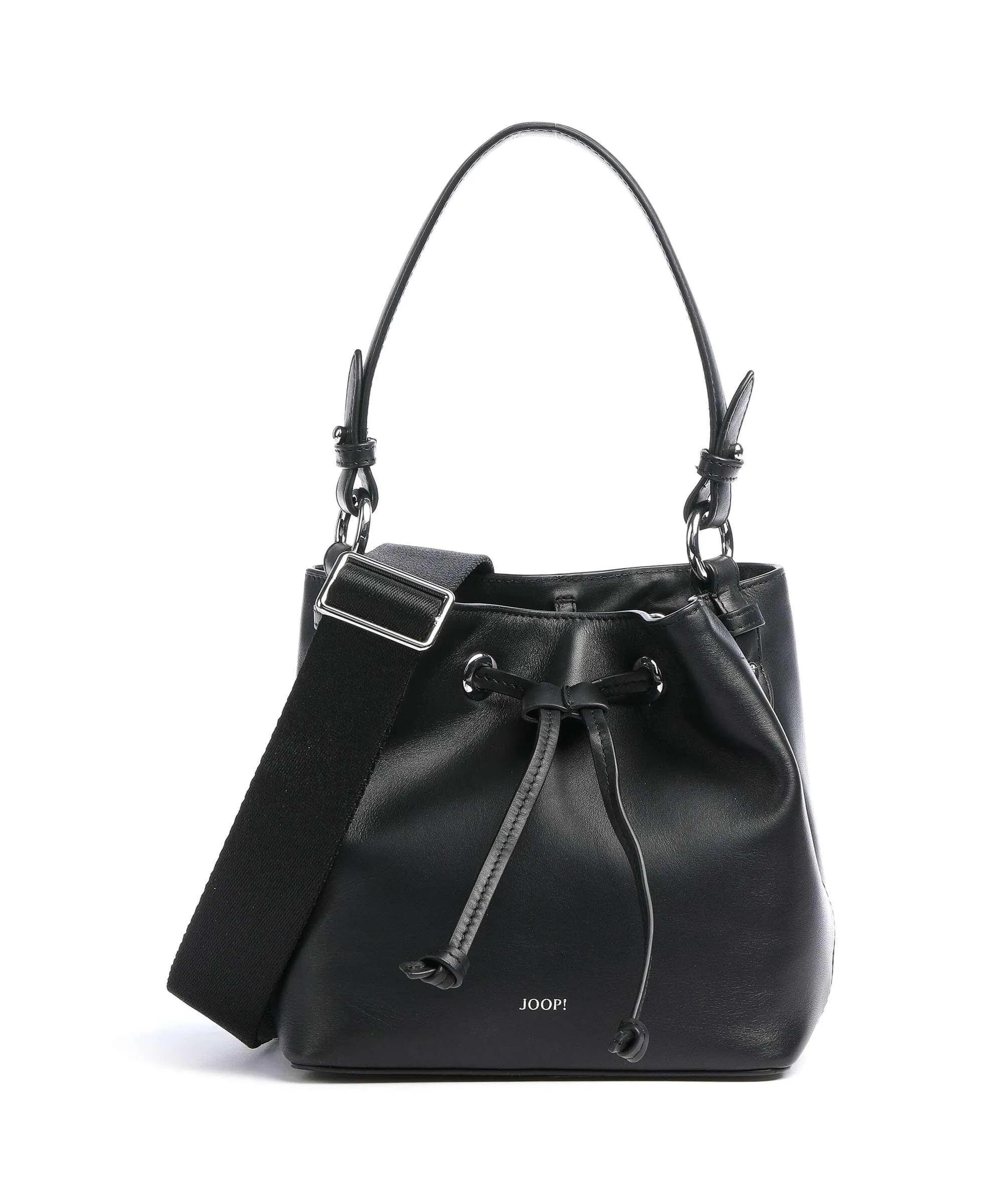  JOOP! Sofisticato 1.0 Zohara Borsa a secchiello pelle di vacchetta liscia nero  