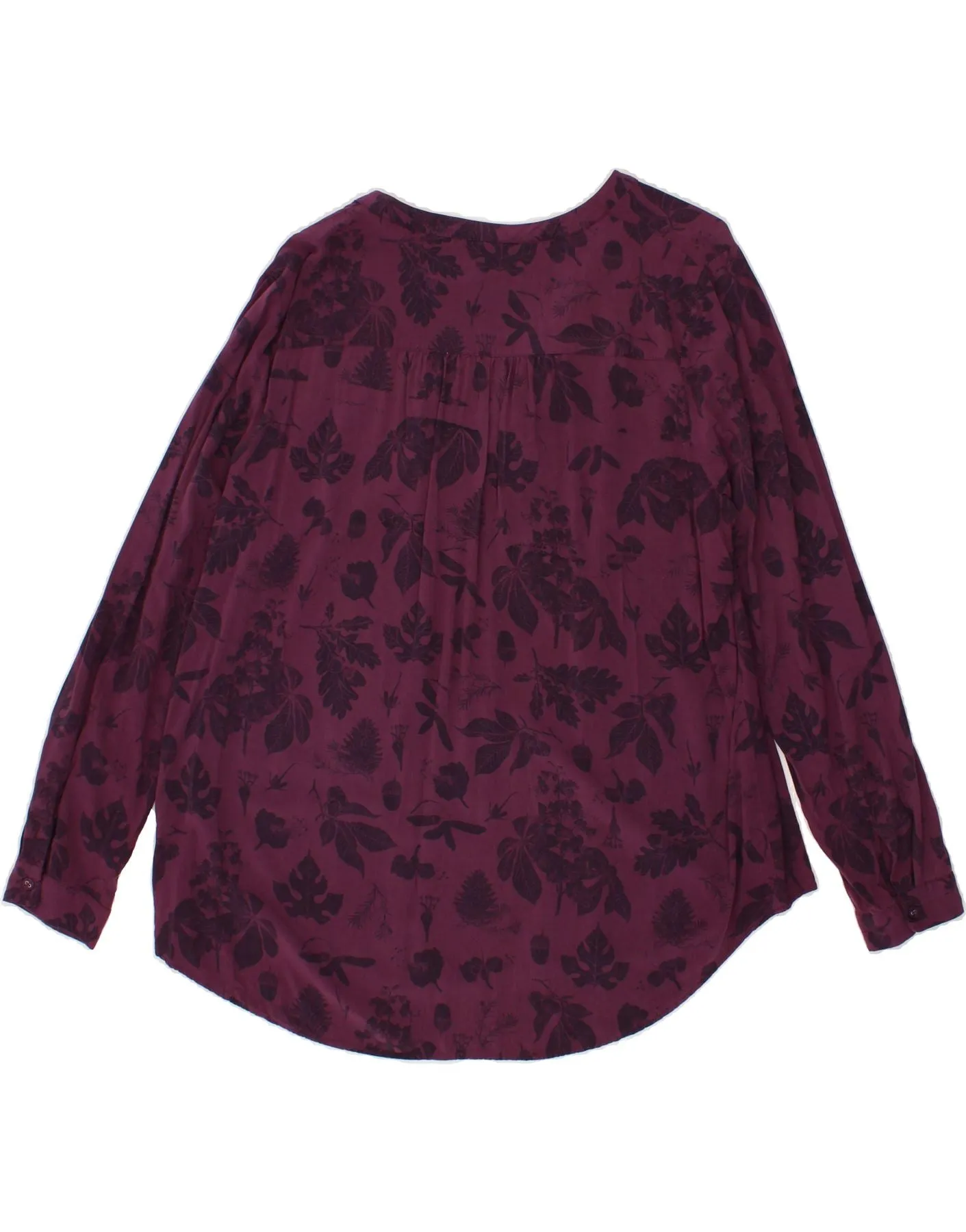 JOULES Womens Abstract Pattern Long Sleeve Blouse Top UK 18 XL  Purple