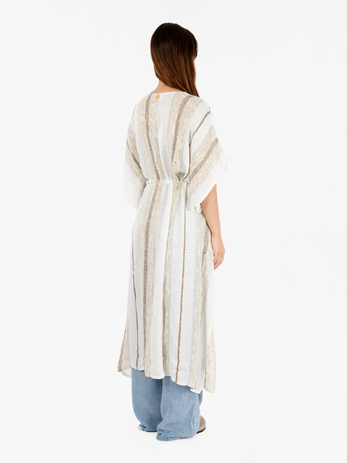 Kimono lungo Klaan white