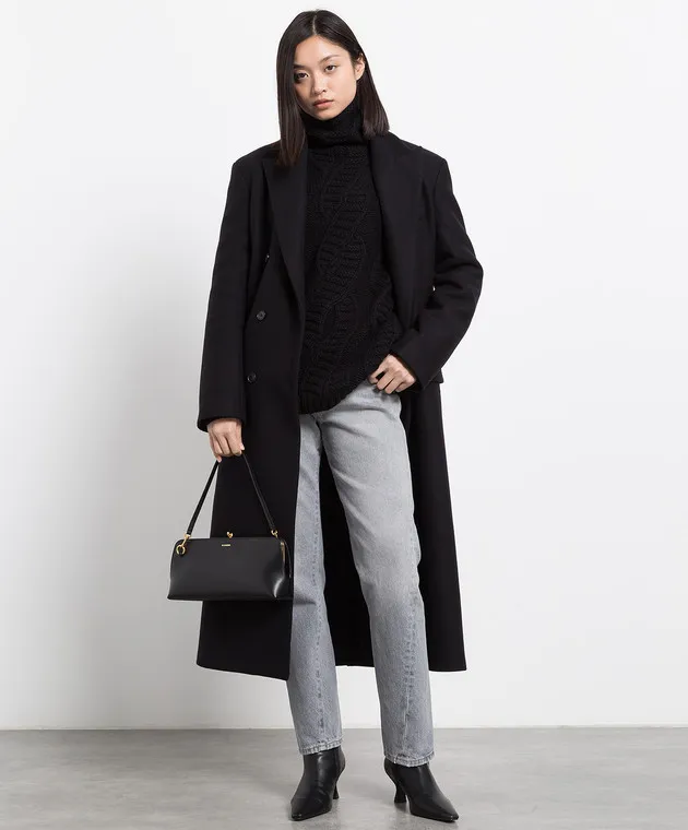Kiton Maglione in cashmere nero D54717200