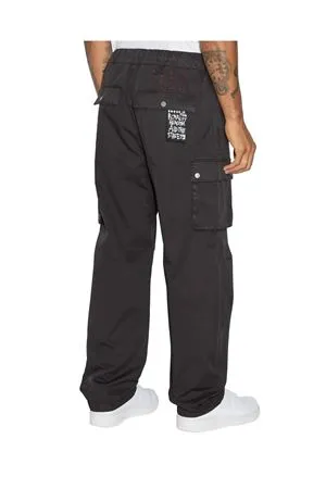 KSUBI Abbigliamento,Pantaloni Cargo Krush nero 