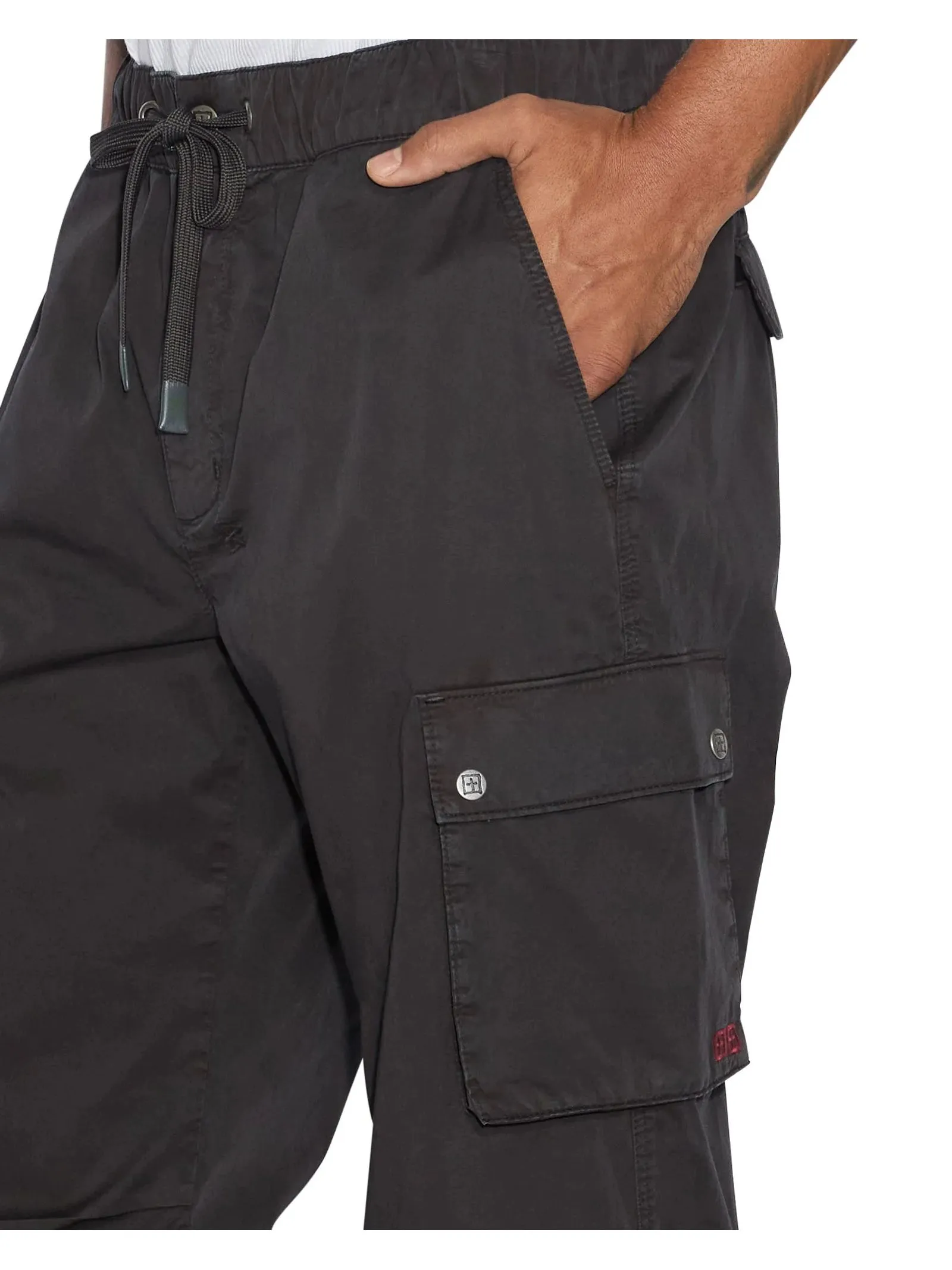 KSUBI Abbigliamento,Pantaloni Cargo Krush nero 
