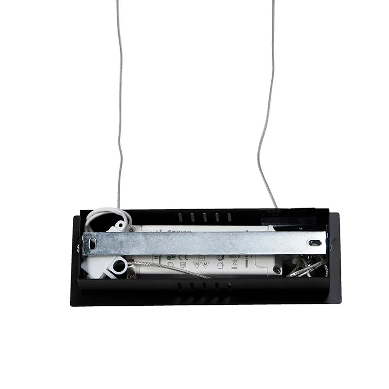 Lampada a sospensione di design nera incl. LED - Banda