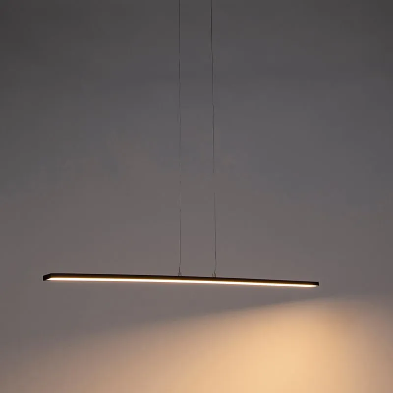Lampada a sospensione di design nera incl. LED - Banda