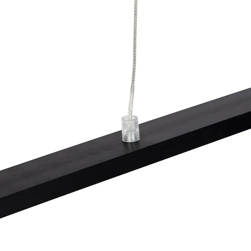 Lampada a sospensione di design nera incl. LED - Banda