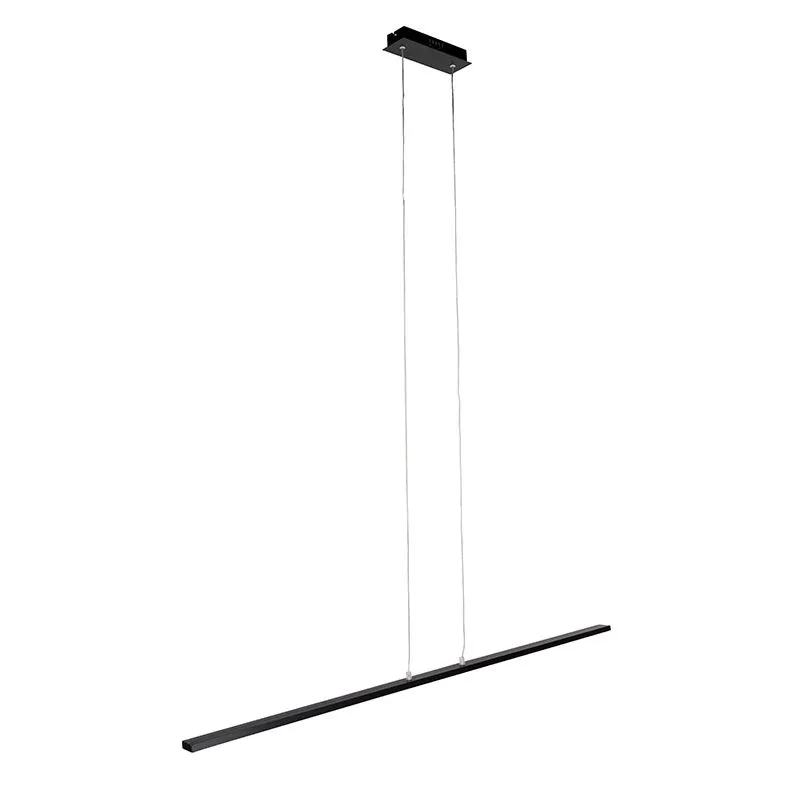 Lampada a sospensione di design nera incl. LED - Banda