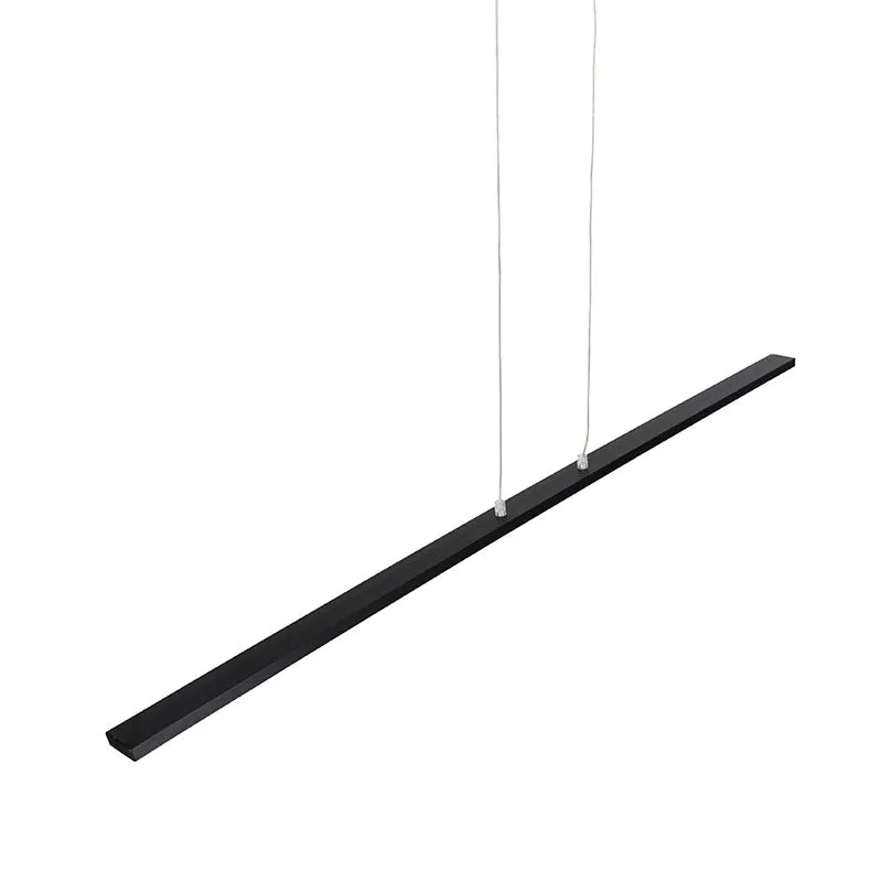 Lampada a sospensione di design nera incl. LED - Banda