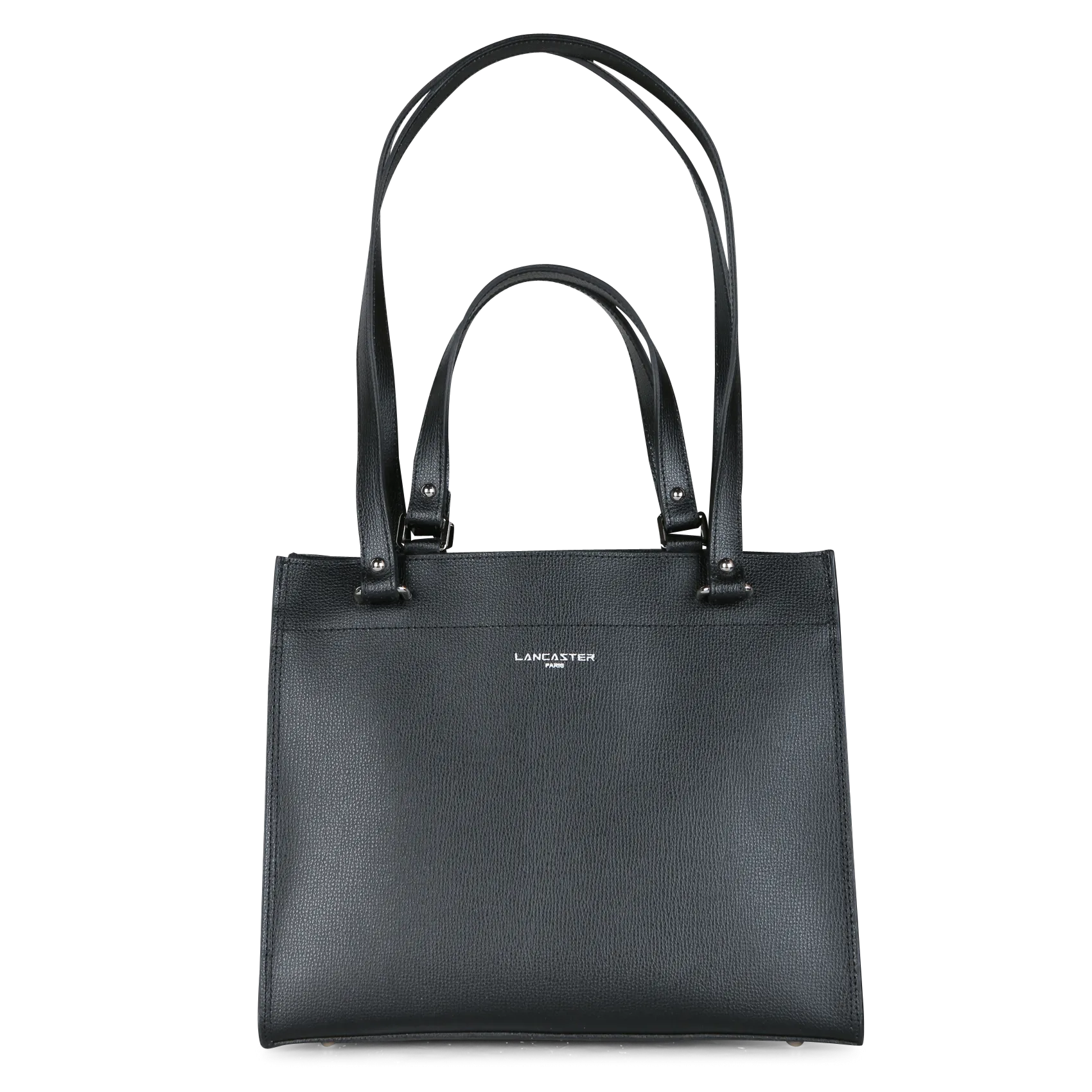  LANCASTER PARIS   SIERRA - Borsa shopper in pelle granaia | Nero
