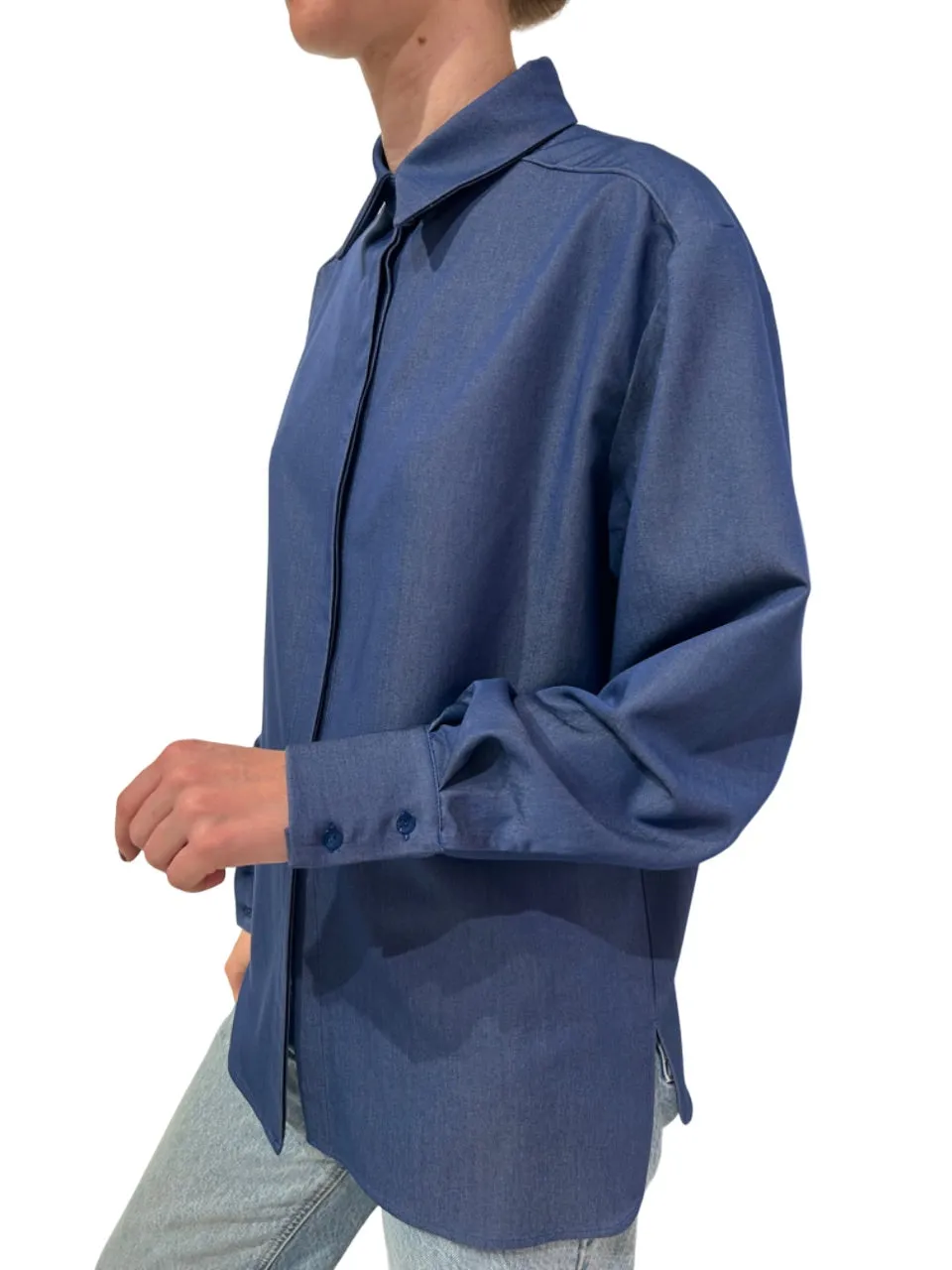 L'ARMADIO DI LUL -  CAMICIA UOMO IN CHAMBRAY