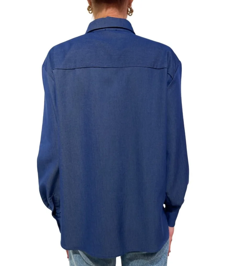 L'ARMADIO DI LUL -  CAMICIA UOMO IN CHAMBRAY