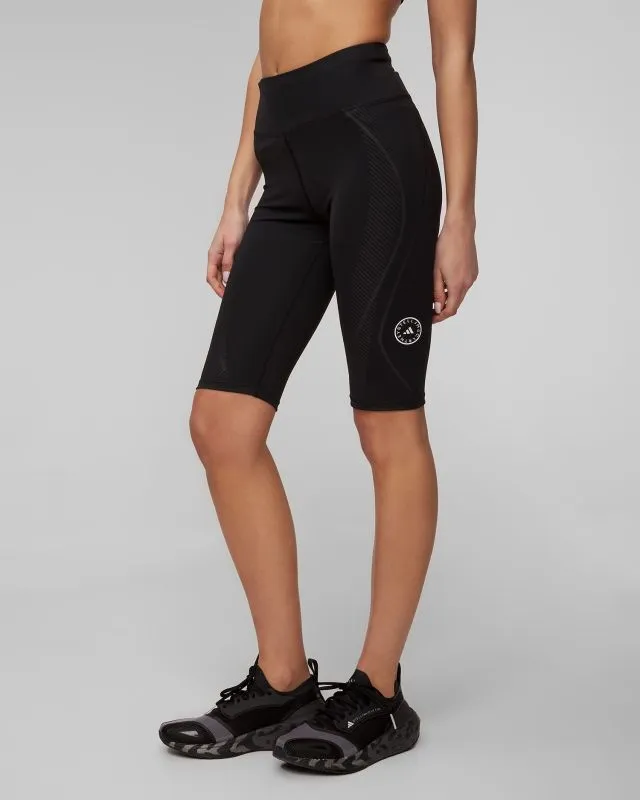 Leggings neri da donna Adidas by Stella McCartney ASMC Truepace Biker