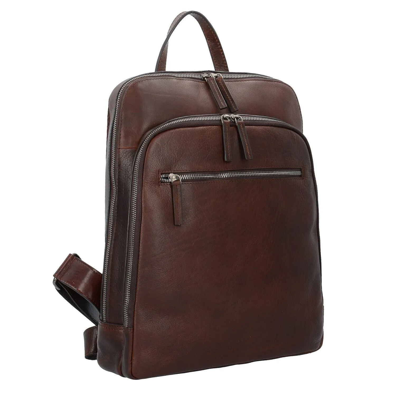 Leonhard Heyden Roma Zaino in pelle 40 cm Scomparto per computer portatile