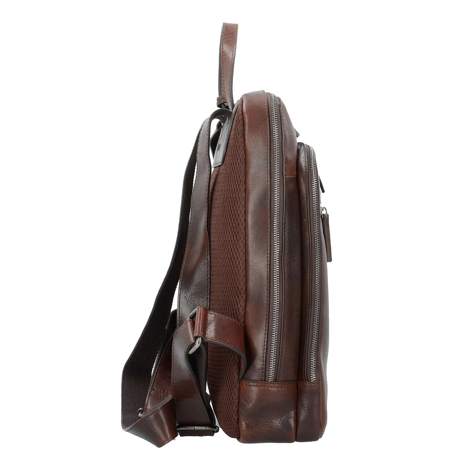 Leonhard Heyden Roma Zaino in pelle 40 cm Scomparto per computer portatile