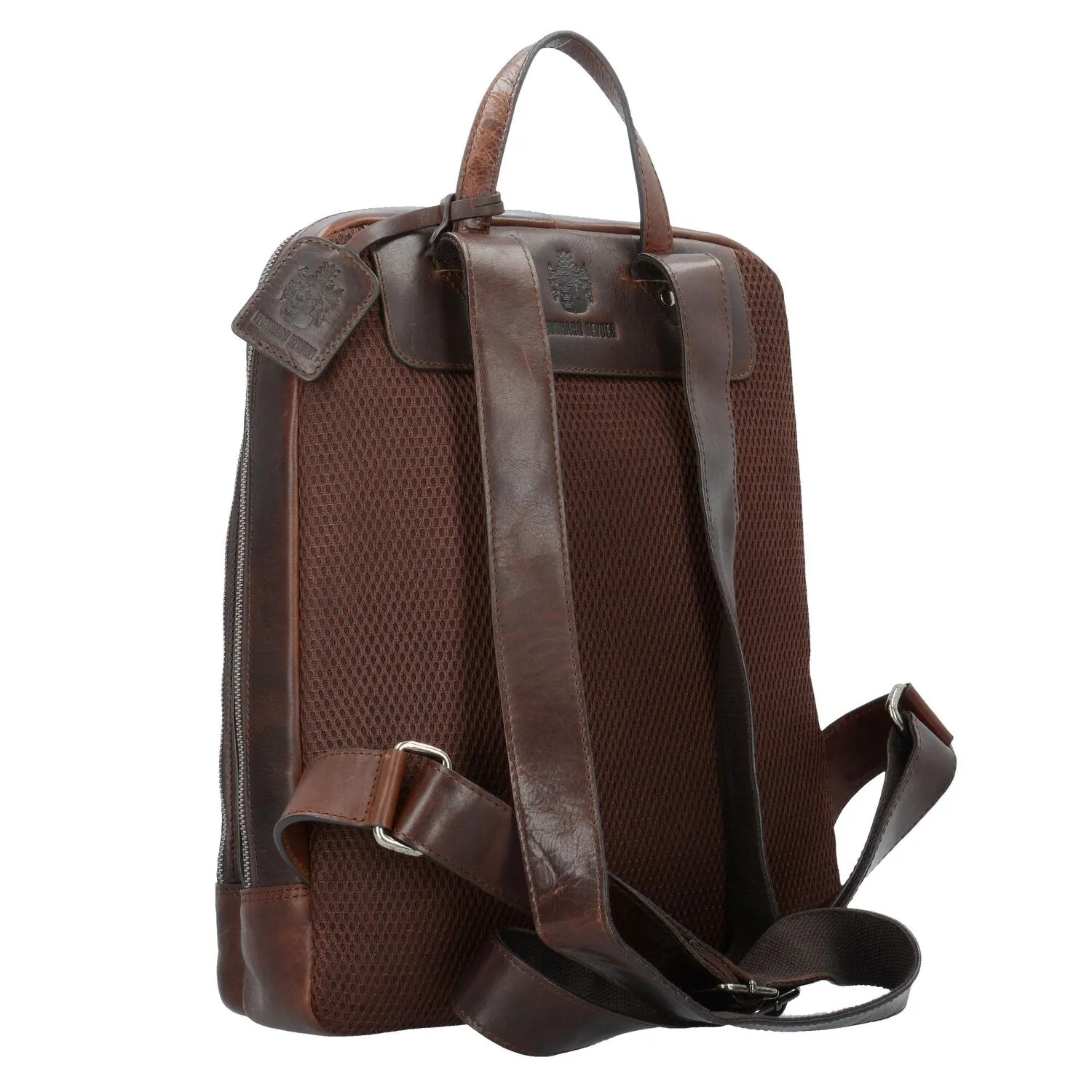 Leonhard Heyden Roma Zaino in pelle 40 cm Scomparto per computer portatile