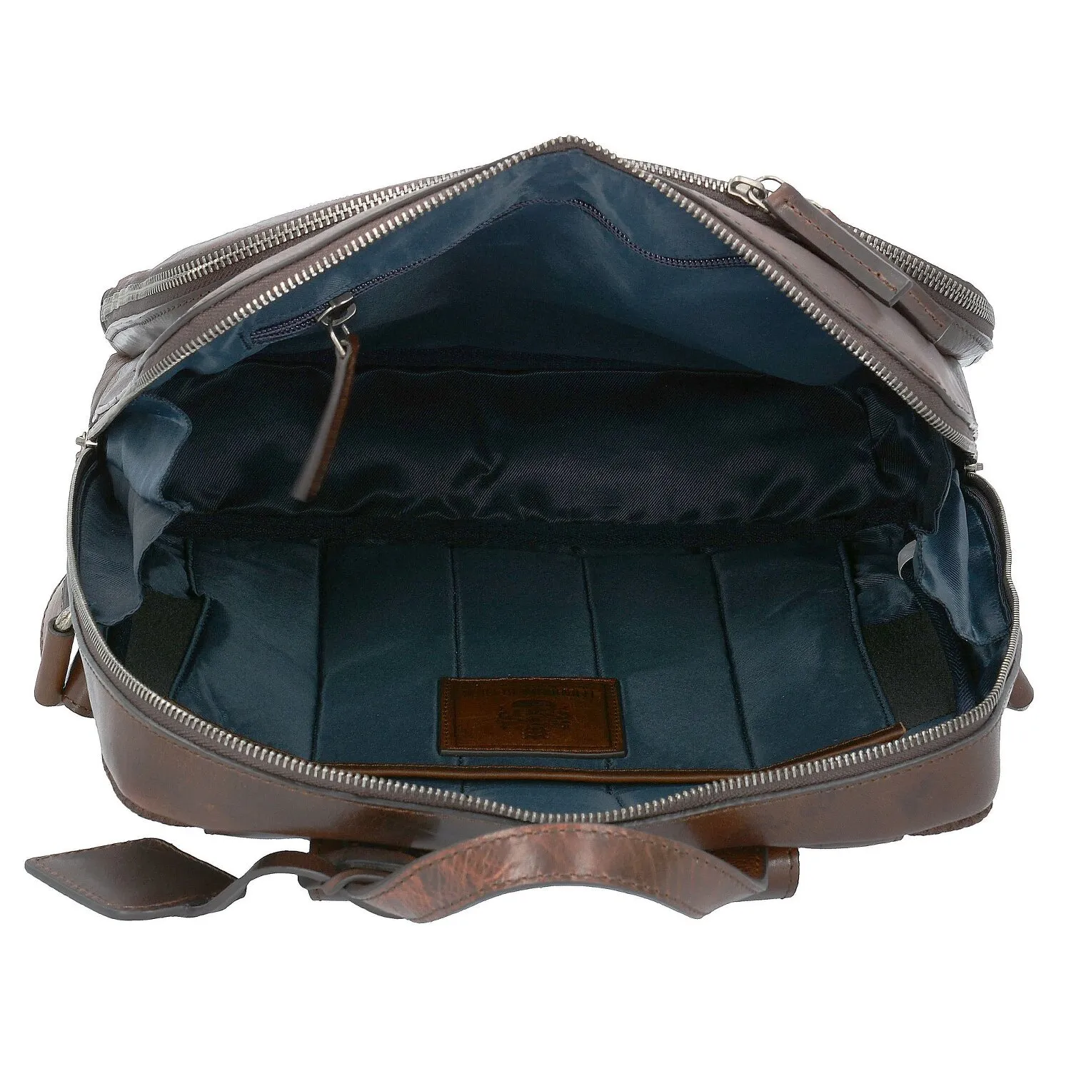 Leonhard Heyden Roma Zaino in pelle 40 cm Scomparto per computer portatile