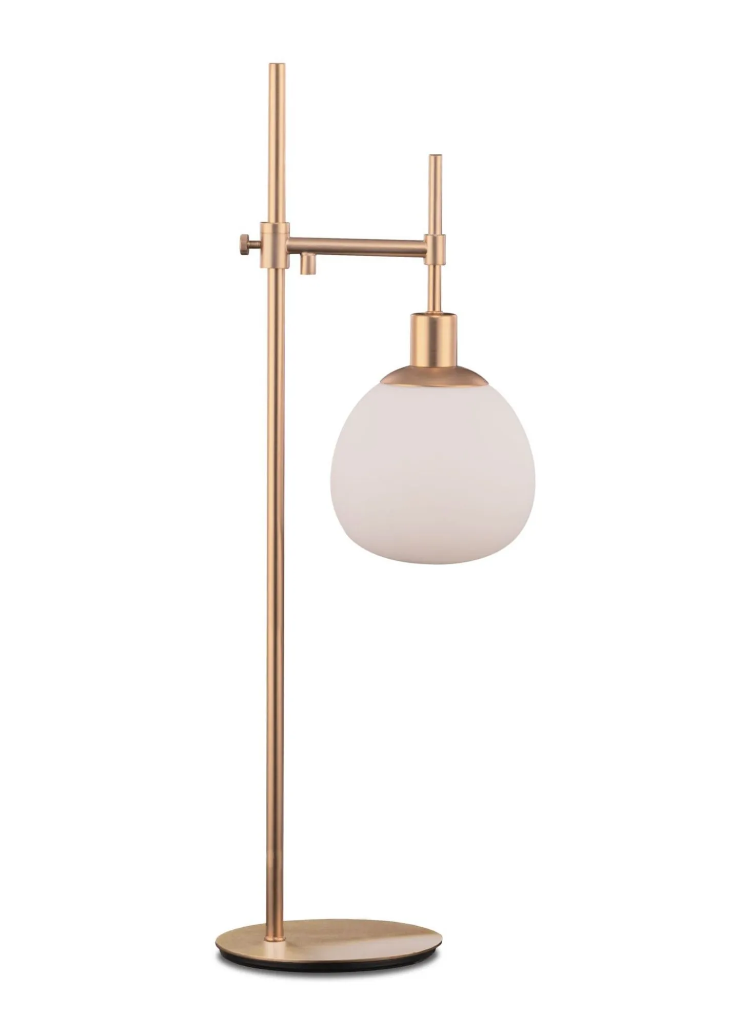 Lumetto Moderno Erich Oro Sfera Vetro Bianco Maytoni