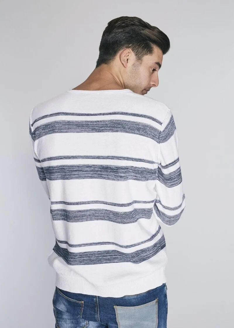 Maglia in cotone a righe