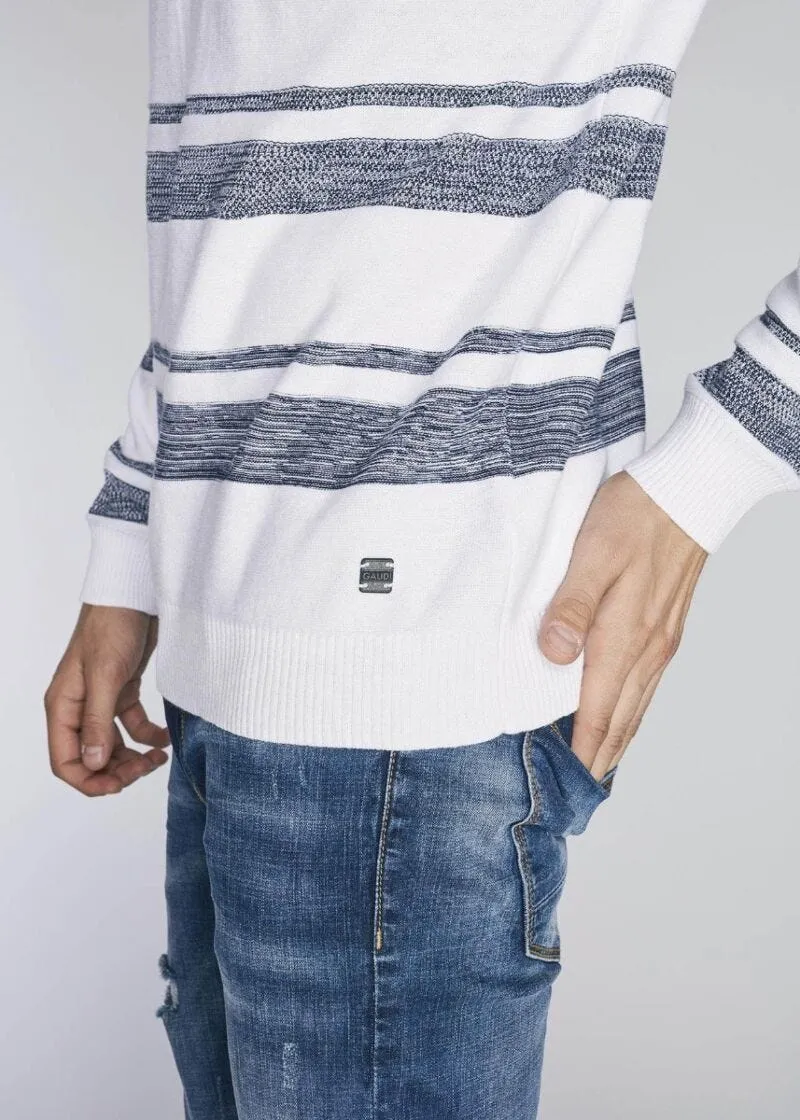 Maglia in cotone a righe