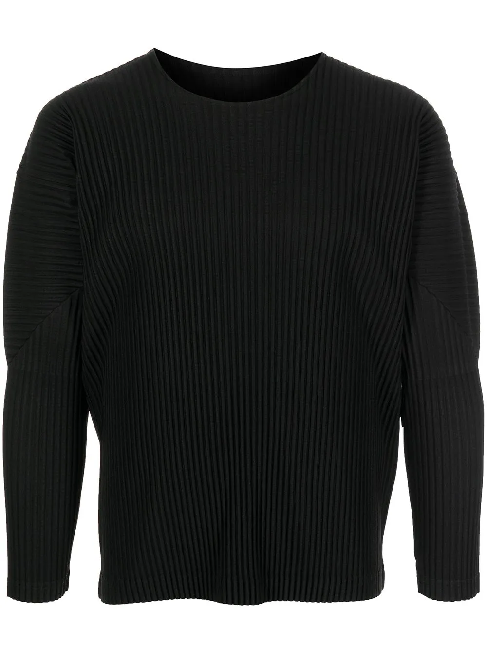 maglia in tessuto plissé