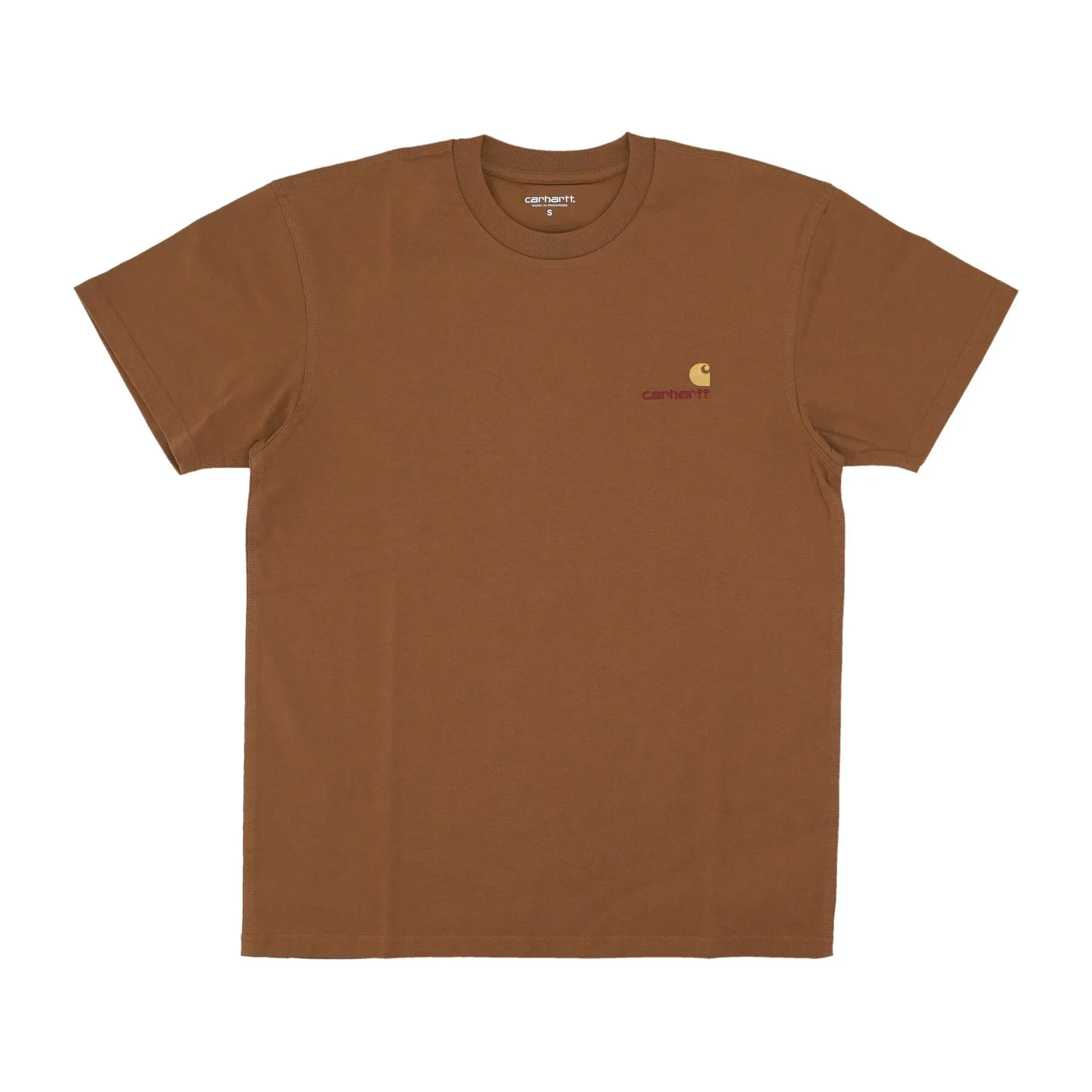 Maglietta Uomo American Script Tee Hamilton Brown