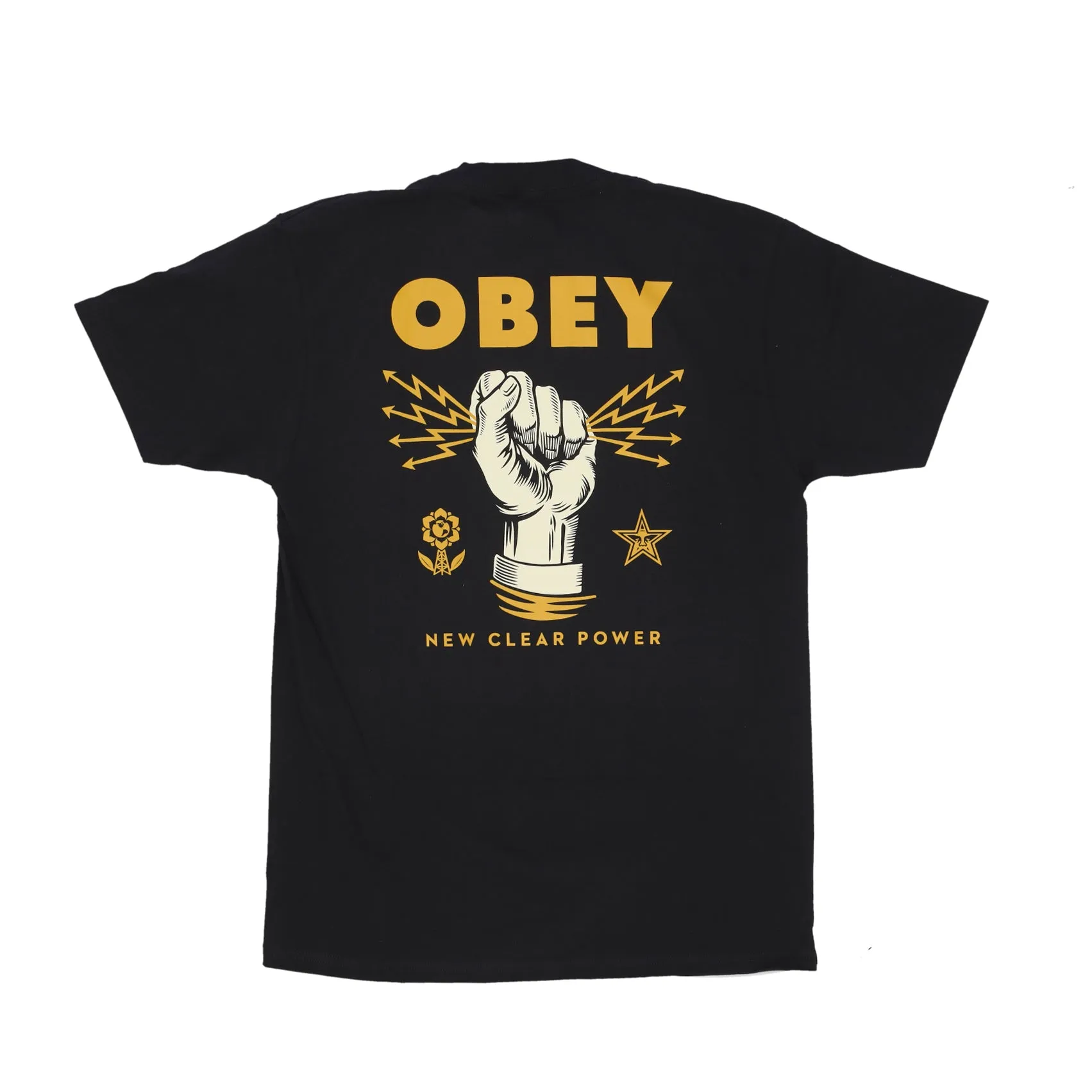 Maglietta Uomo New Clear Power Classic Tee Black