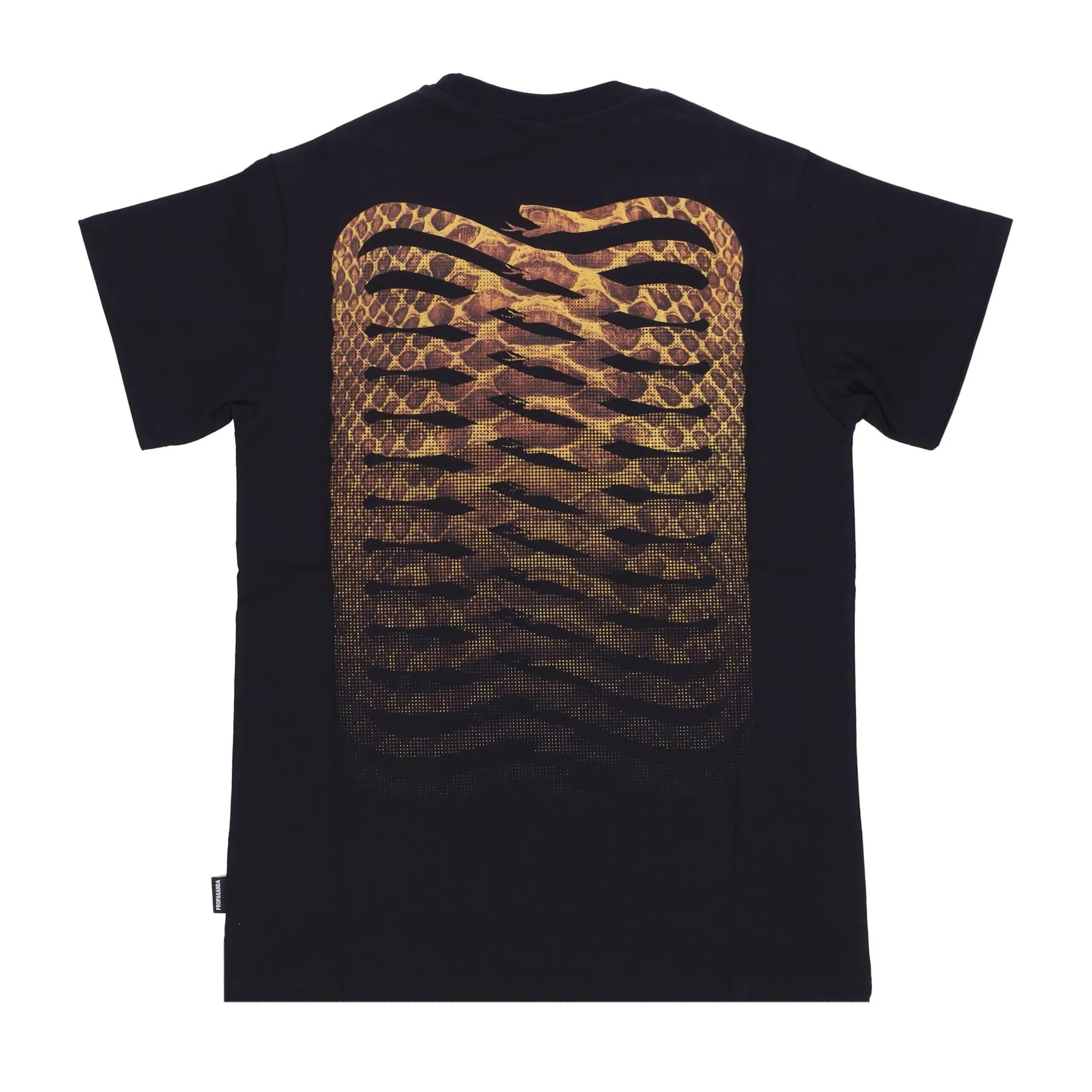 Maglietta Uomo Ribs Skin Tee Black