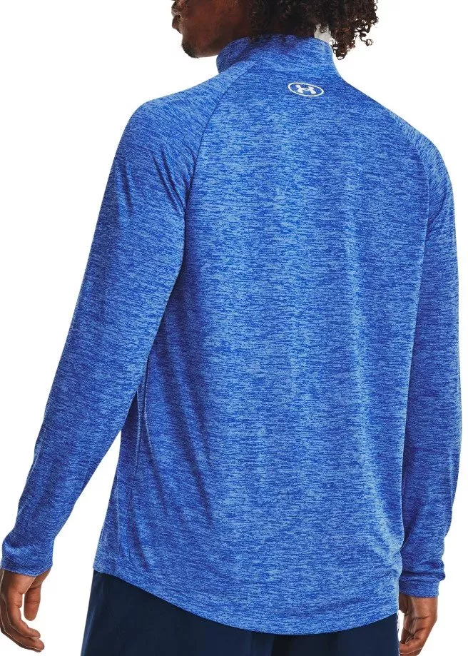 Magliette a maniche lunghe Under Armour UA Tech 2.0 1/2 Zip-BLU