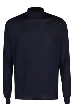 MALO Abbigliamento,Maglieria Maglione in cashmere blu navy 