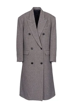MARANT ÉTOILE Abbigliamento,Cappotti Cappotto sartoriale doppiopetto nero 