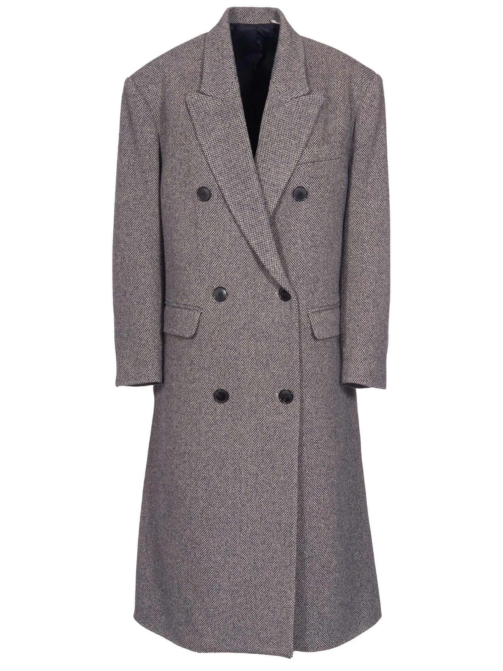 MARANT ÉTOILE Abbigliamento,Cappotti Cappotto sartoriale doppiopetto nero 