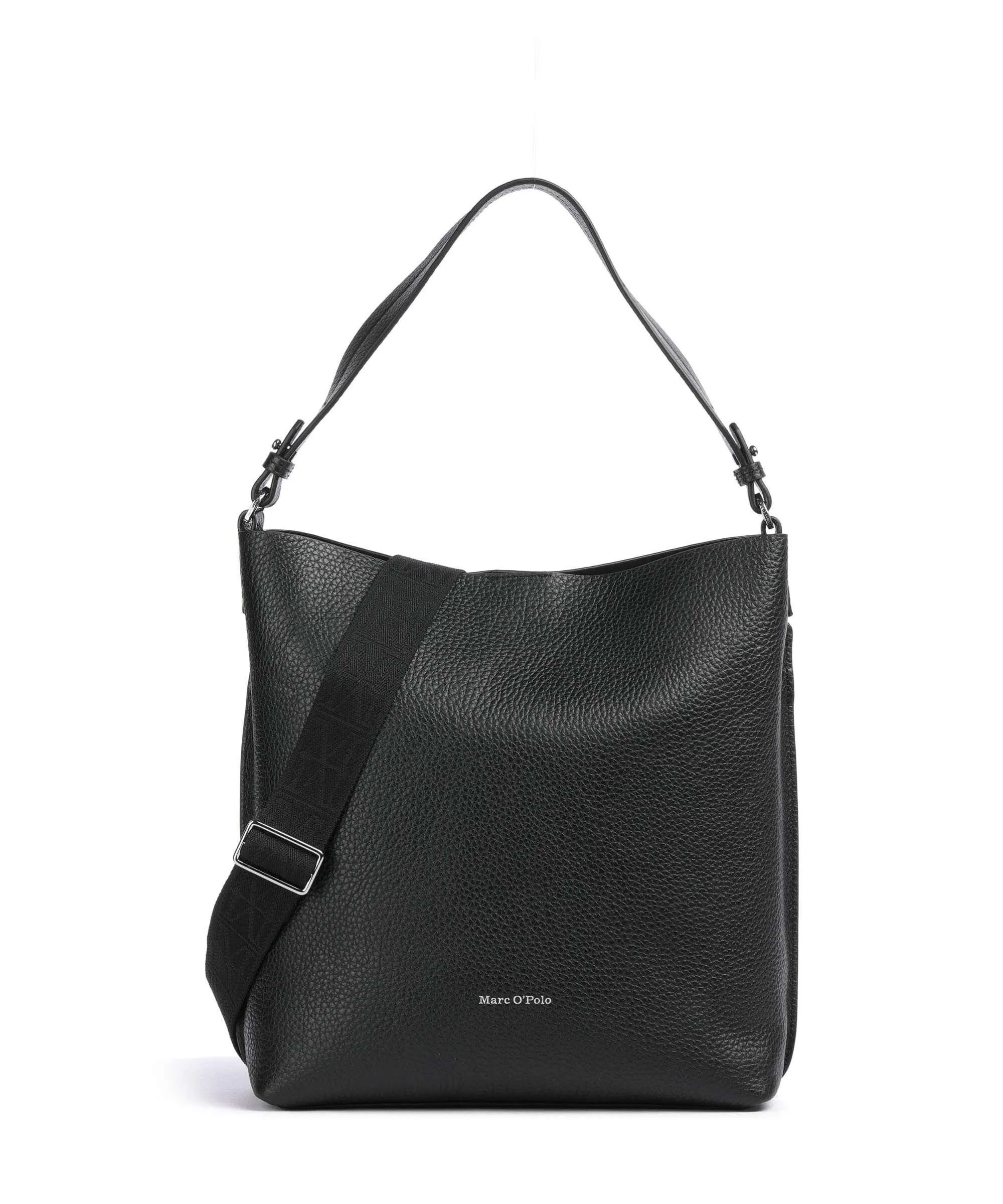 Marc O'Polo Brinja M Borsa hobo pelle di vacchetta grana nero  