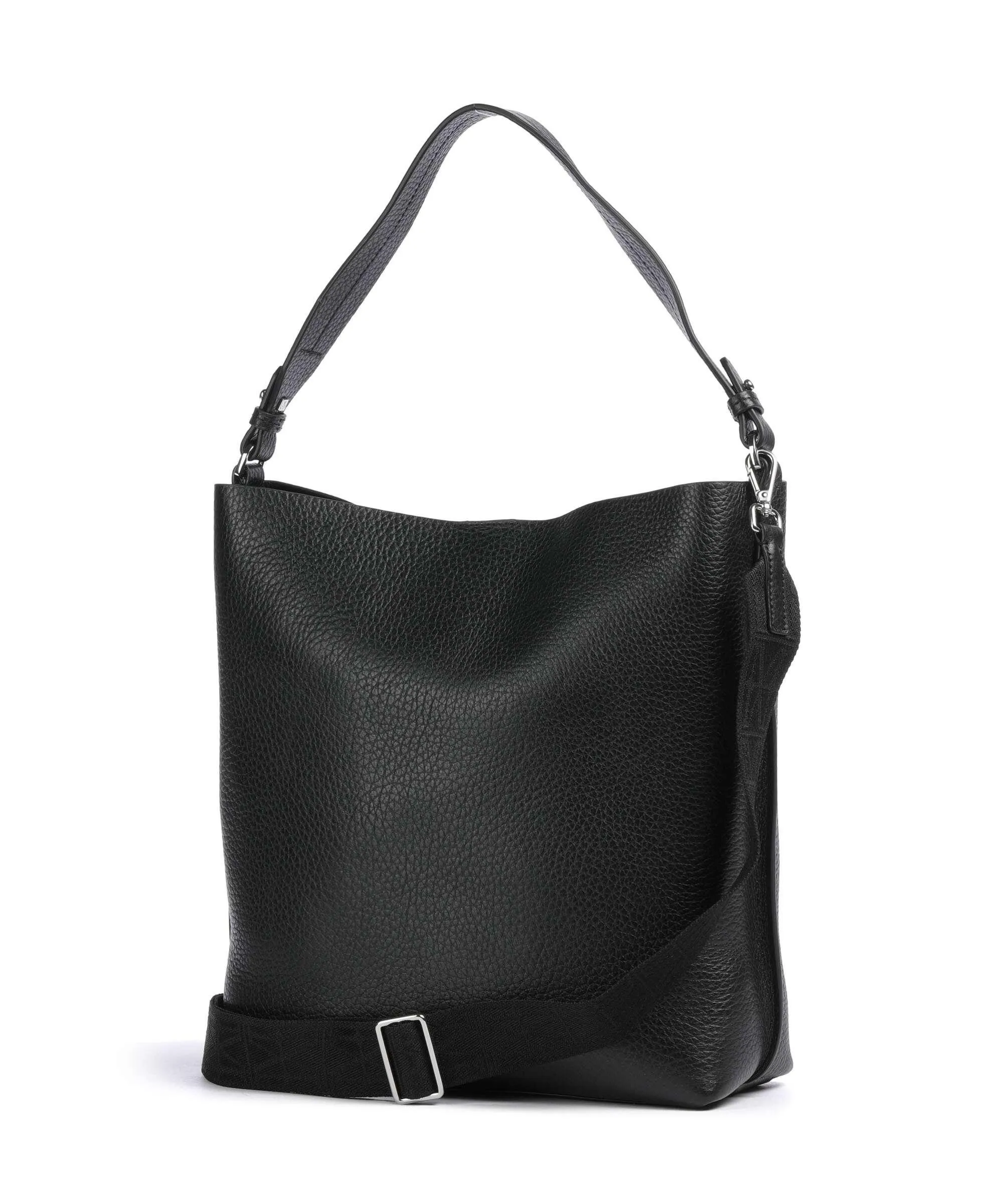  Marc O'Polo Brinja M Borsa hobo pelle di vacchetta grana nero  