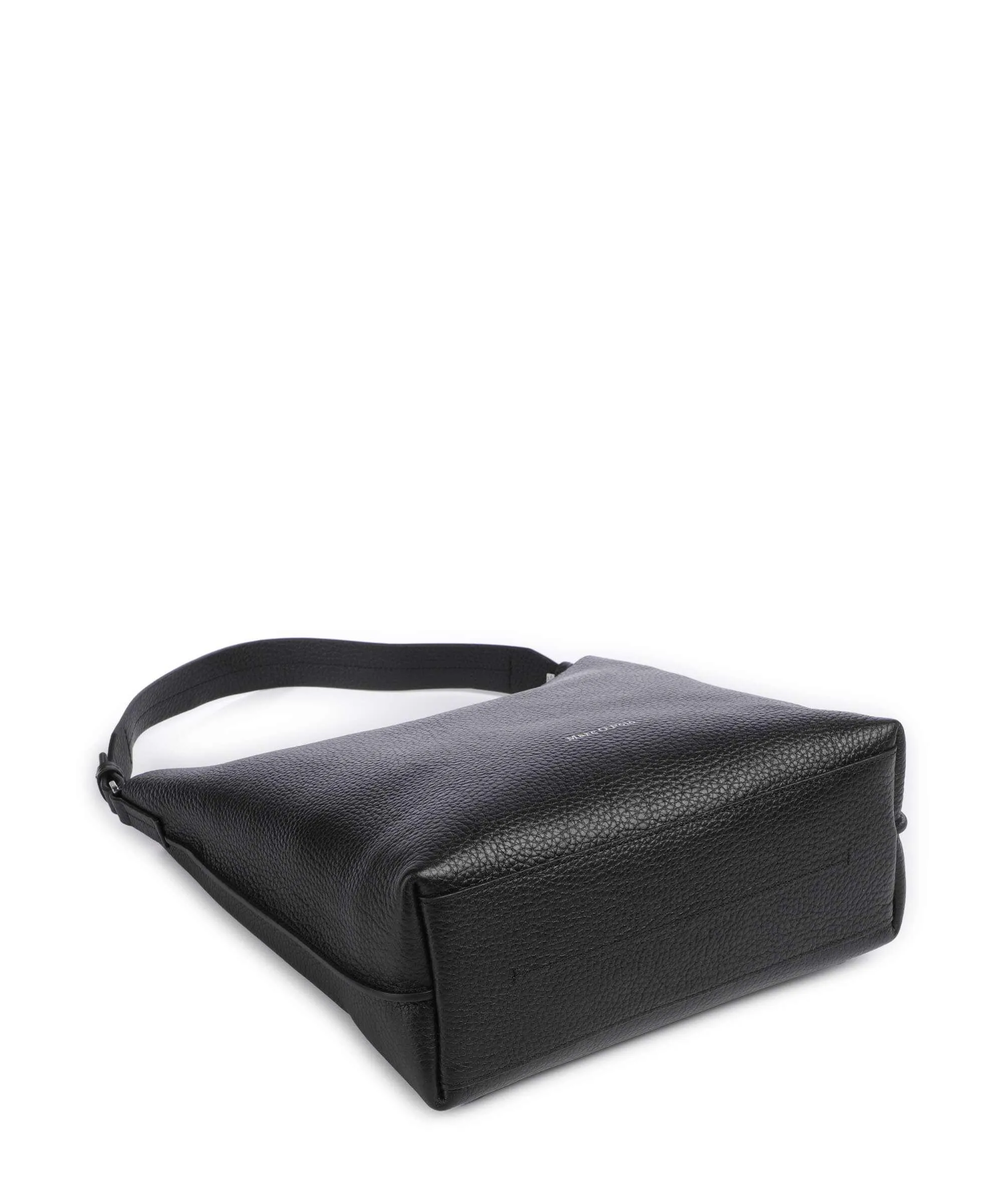  Marc O'Polo Brinja M Borsa hobo pelle di vacchetta grana nero  