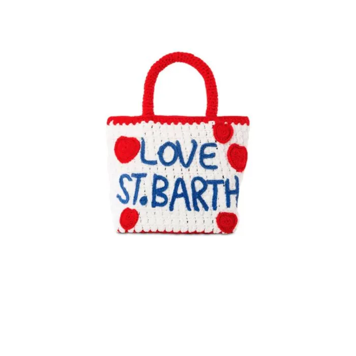 Mc2 Saint Barth Borsa Ricamo A Cuore Crochet