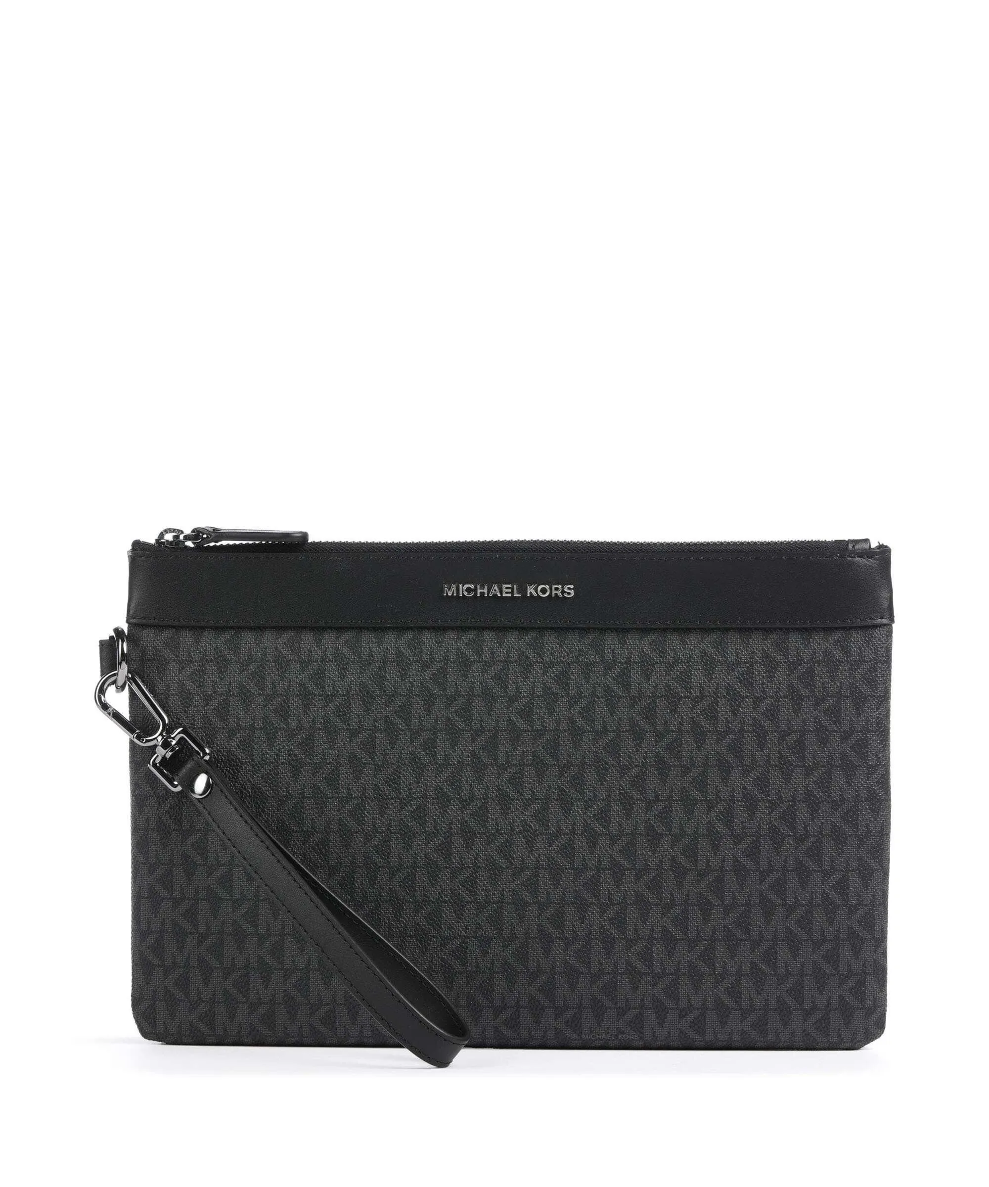  Michael Kors Borsa da polso tela nero  