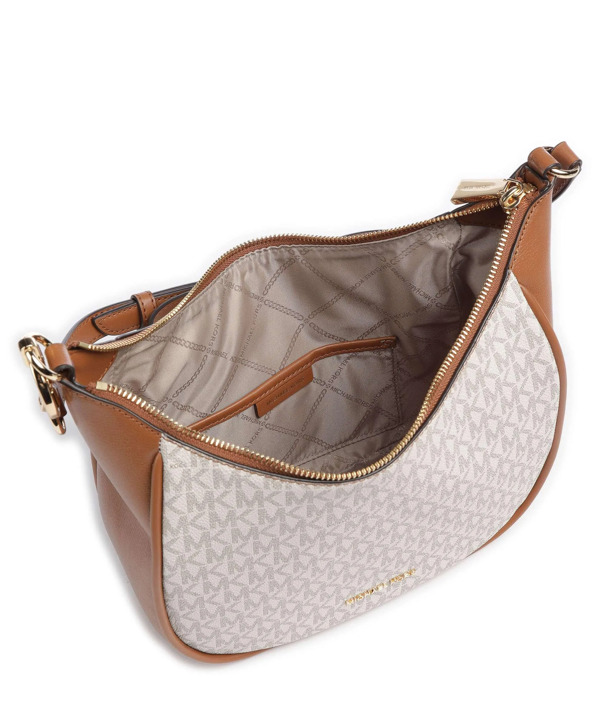  Michael Kors Cheryl Borsa a tracolla tela, pelle sintetica avorio  