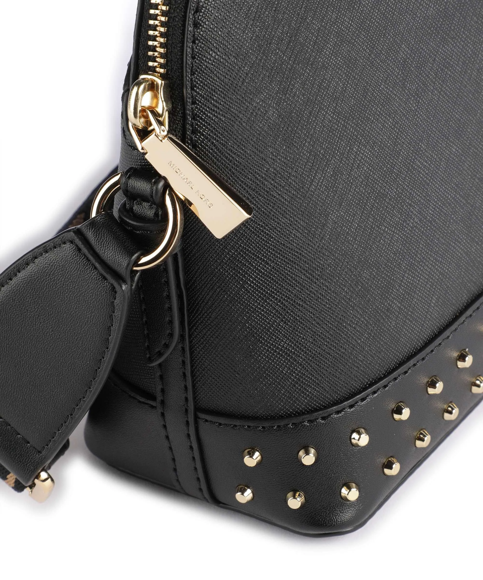  Michael Kors Jet Set Charm Borsa a tracolla pelle di vacchetta saffiano nero  