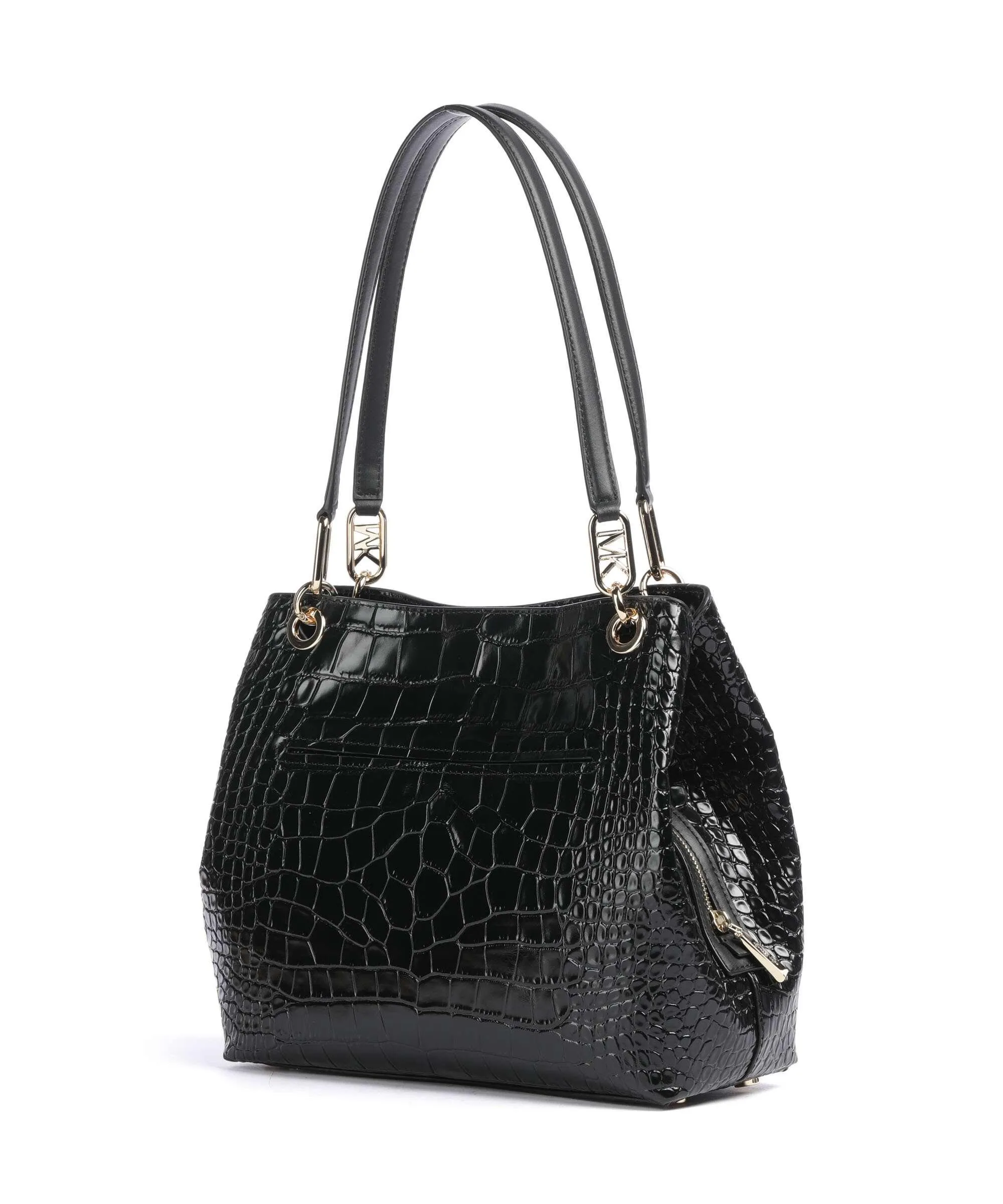  Michael Kors Kensington Borsa hobo pelle di vacchetta goffrata nero  