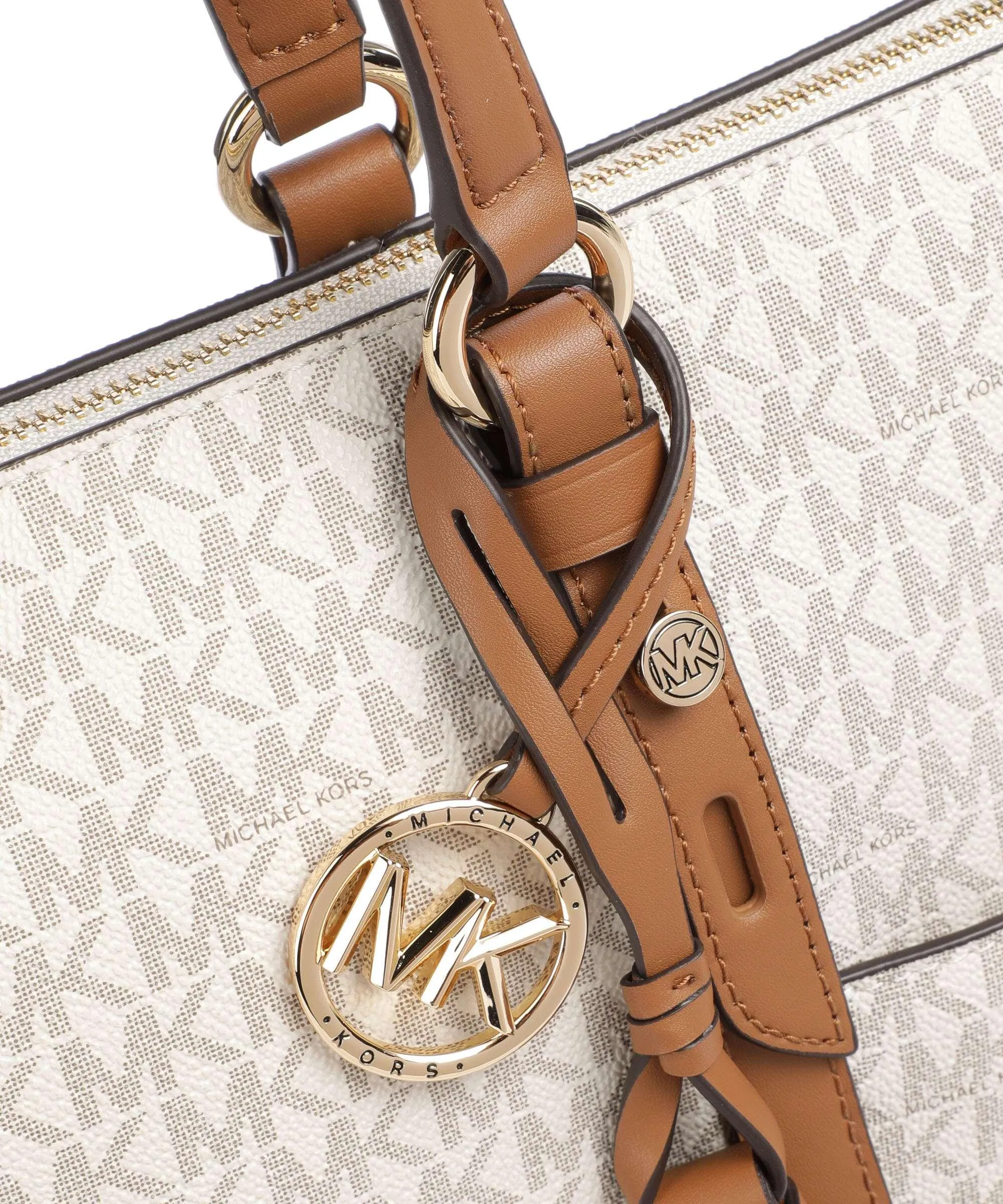  Michael Kors Sullivan Borsa shopper 13″ tela avorio  