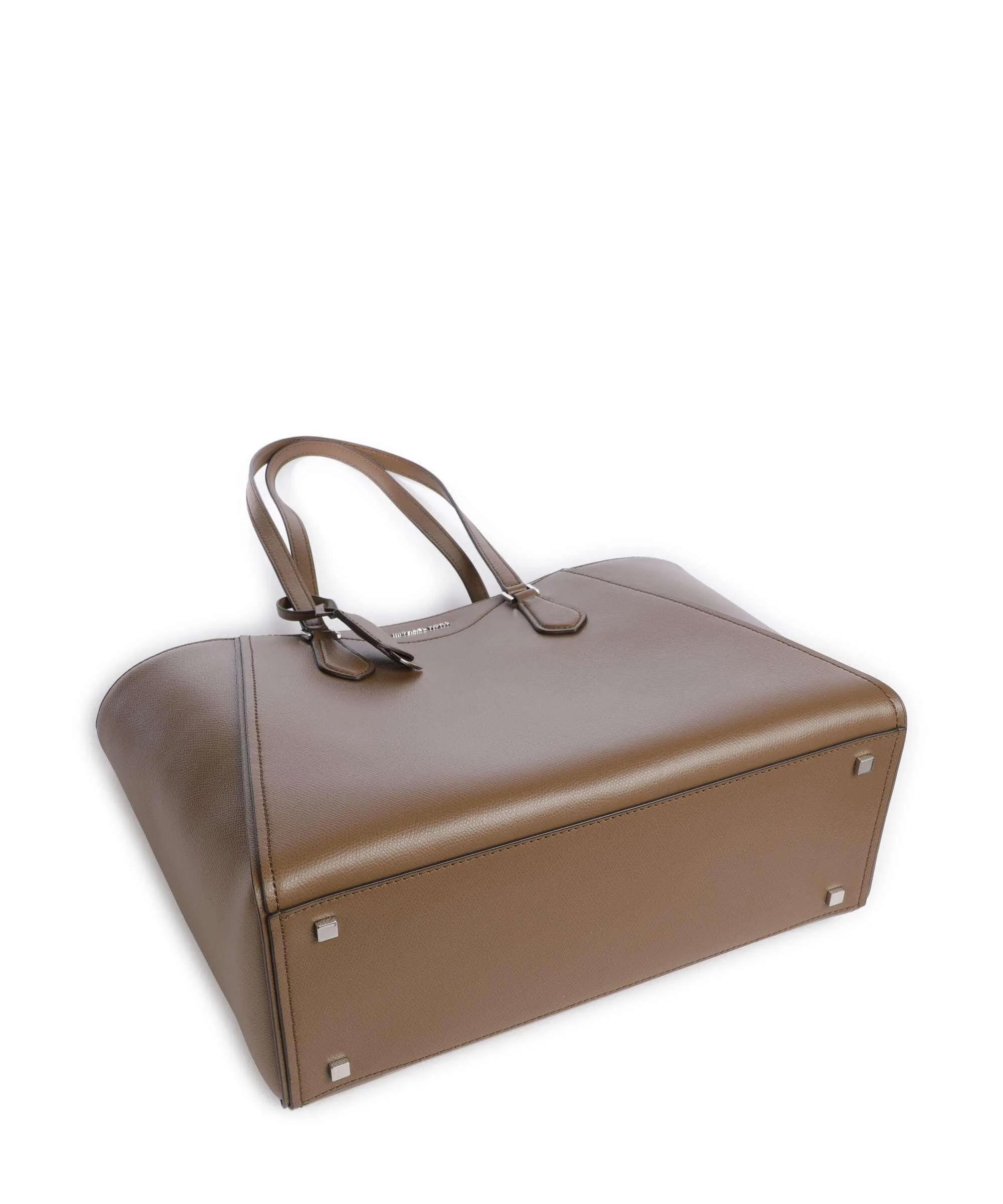  Michael Kors Taryn Borsa shopper pelle di vacchetta grana marrone  