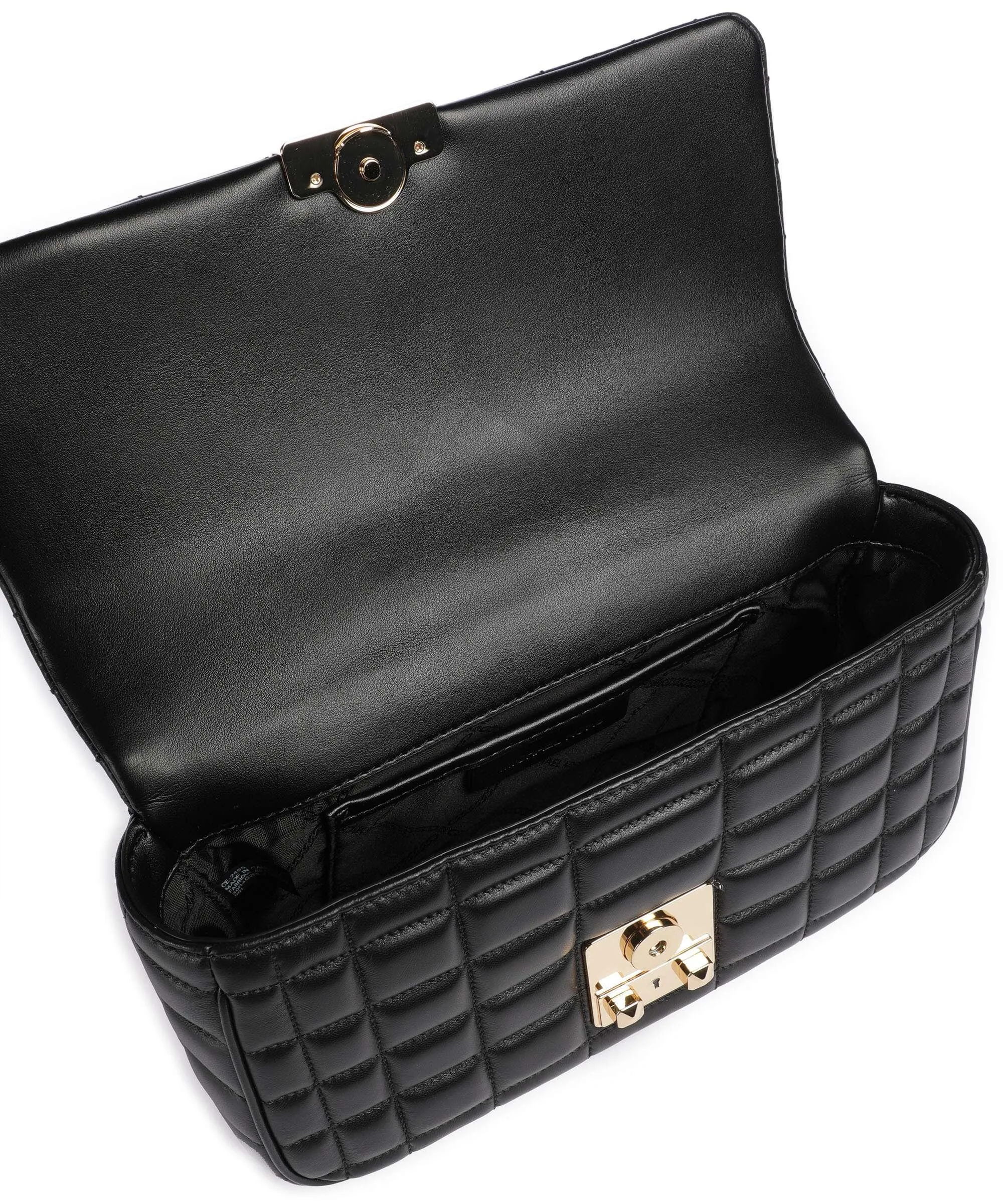  Michael Kors Tribeca Borsa a spalla cuoio di agnello nero  