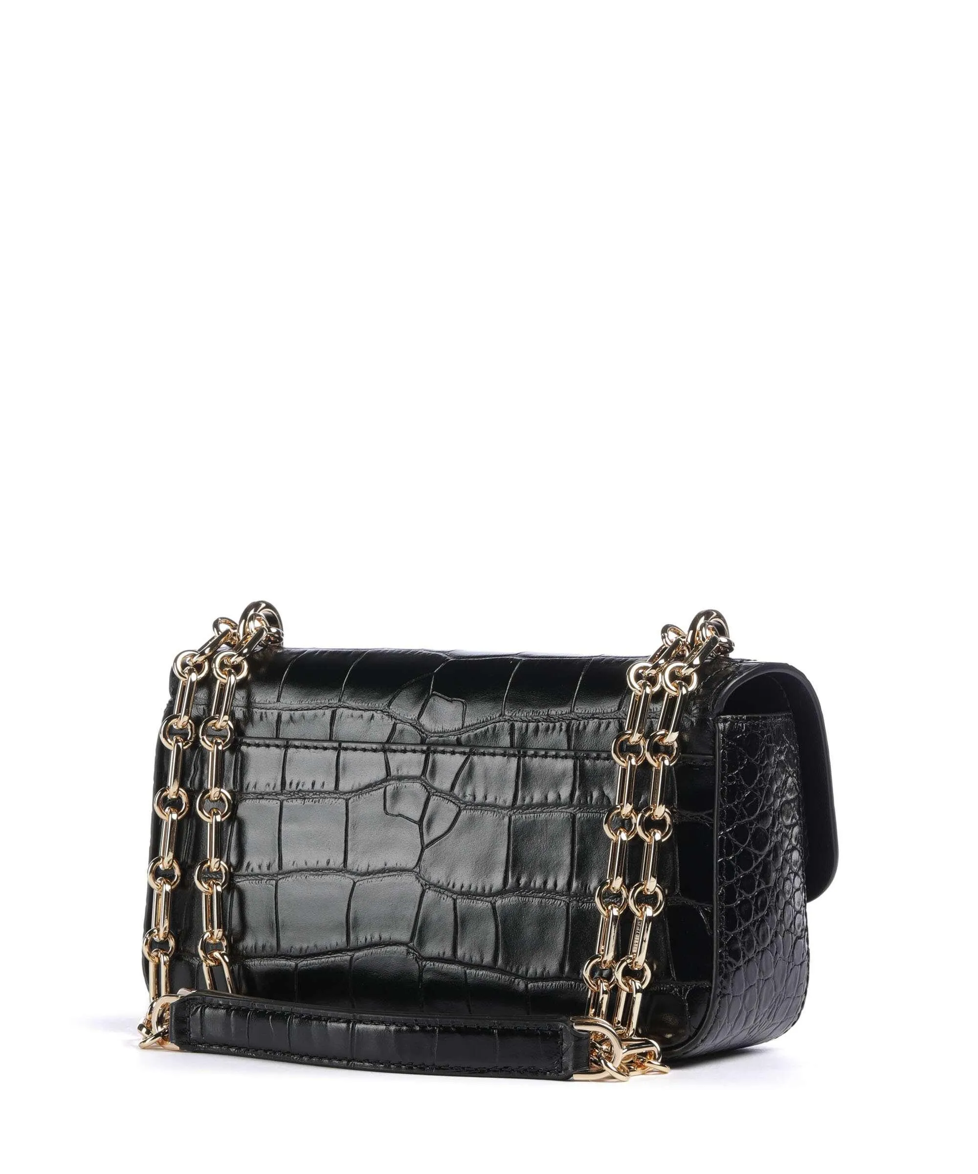  Michael Kors Tribeca Borsa a spalla pelle di vitello goffrata nero  
