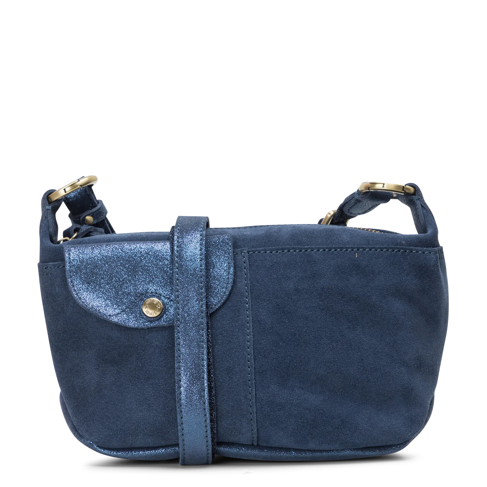  MILA LOUISE   LAYA - Borsa a bandoliera in pelle | Blu
