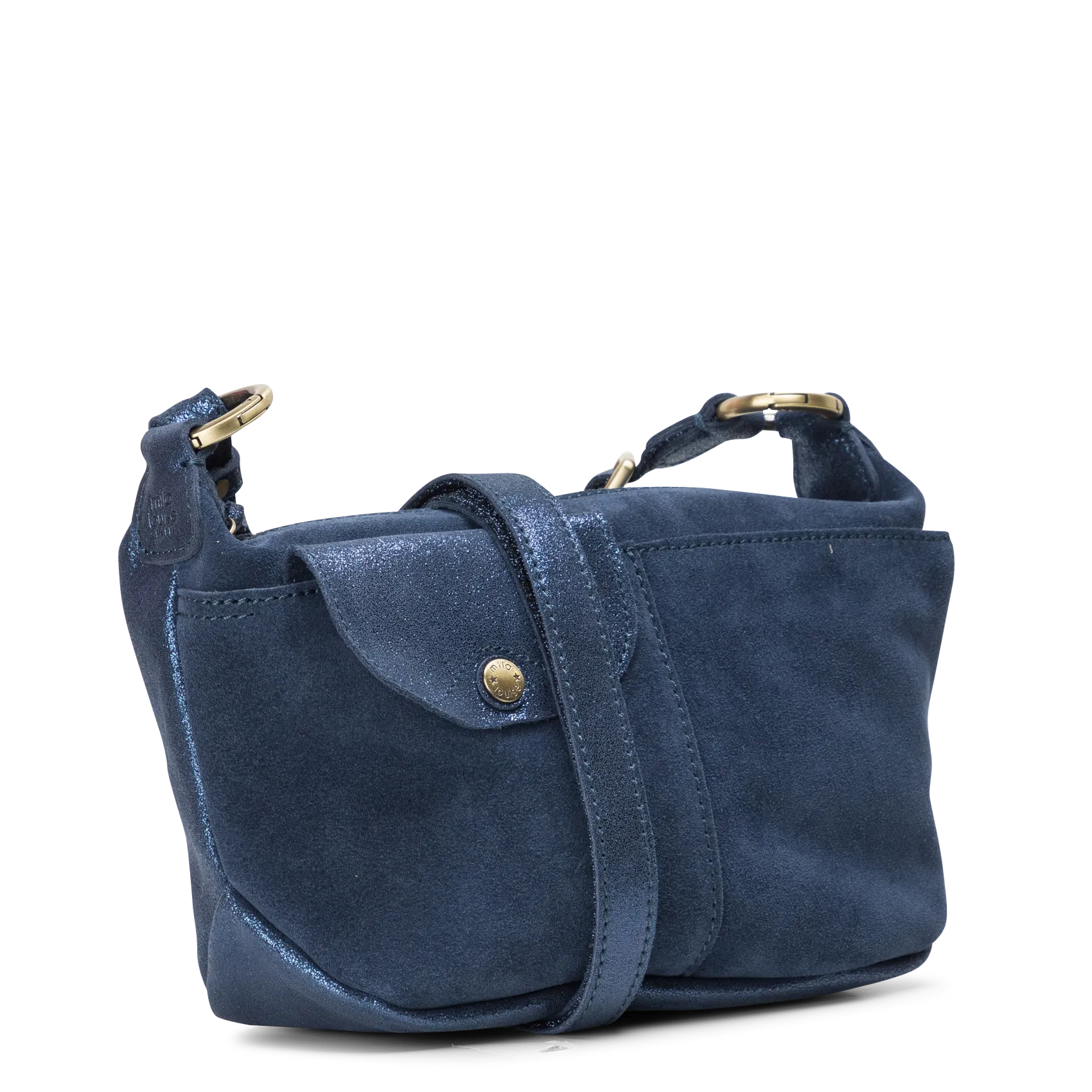  MILA LOUISE   LAYA - Borsa a bandoliera in pelle | Blu
