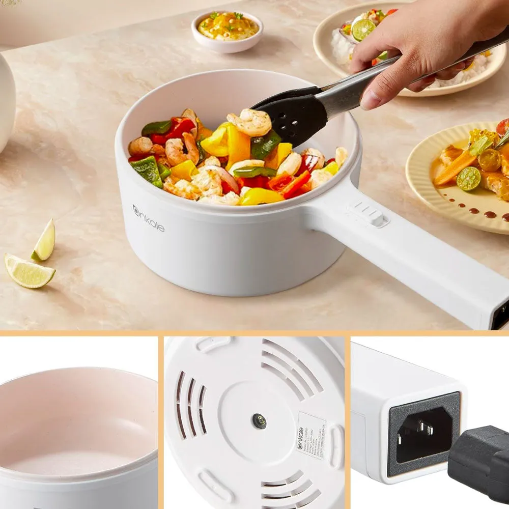 Mini Pentola Multifunzionale per Ramen e Noodles Rapidi Antiaderente 1,5 Litri